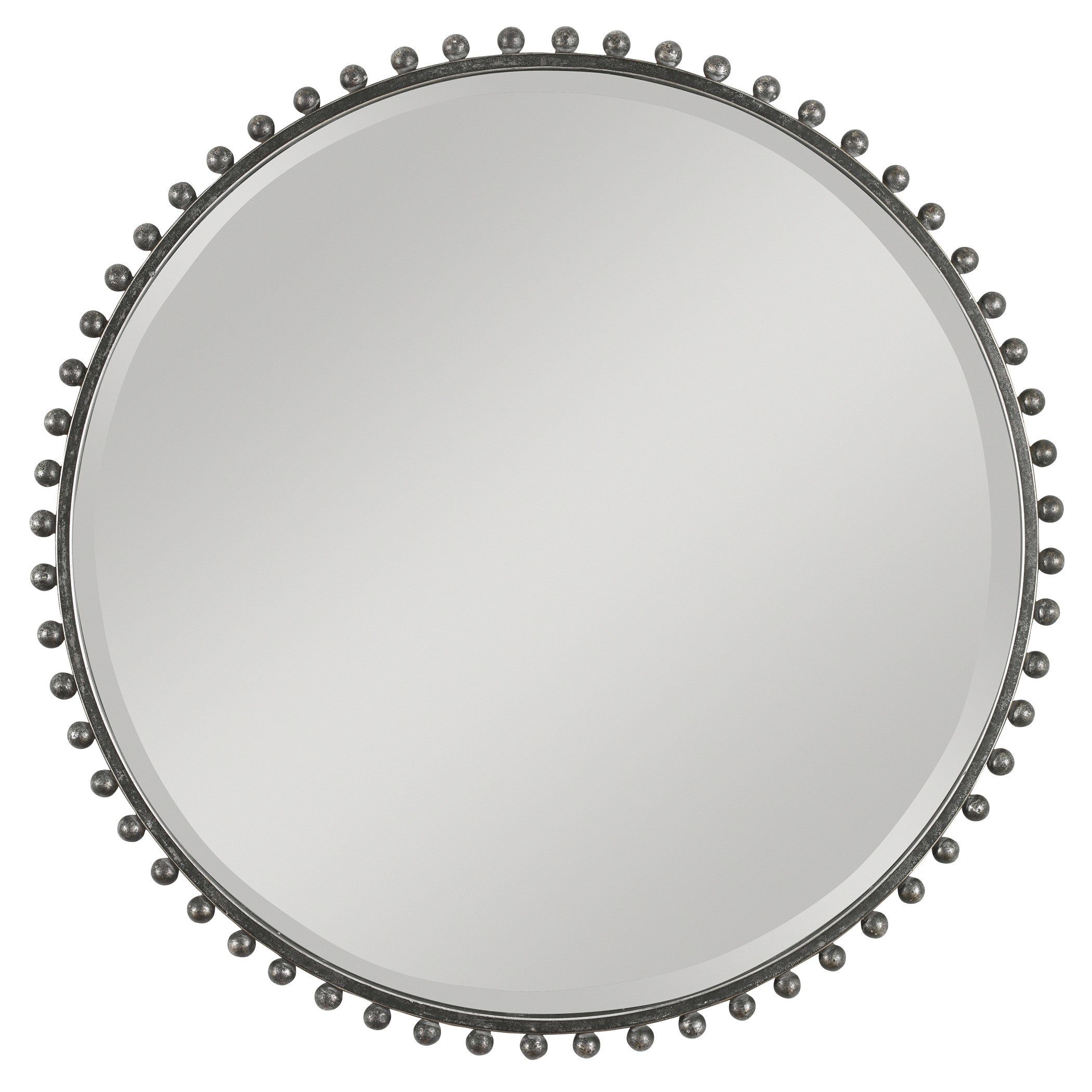 Taza Round Iron Mirror by Uttermost