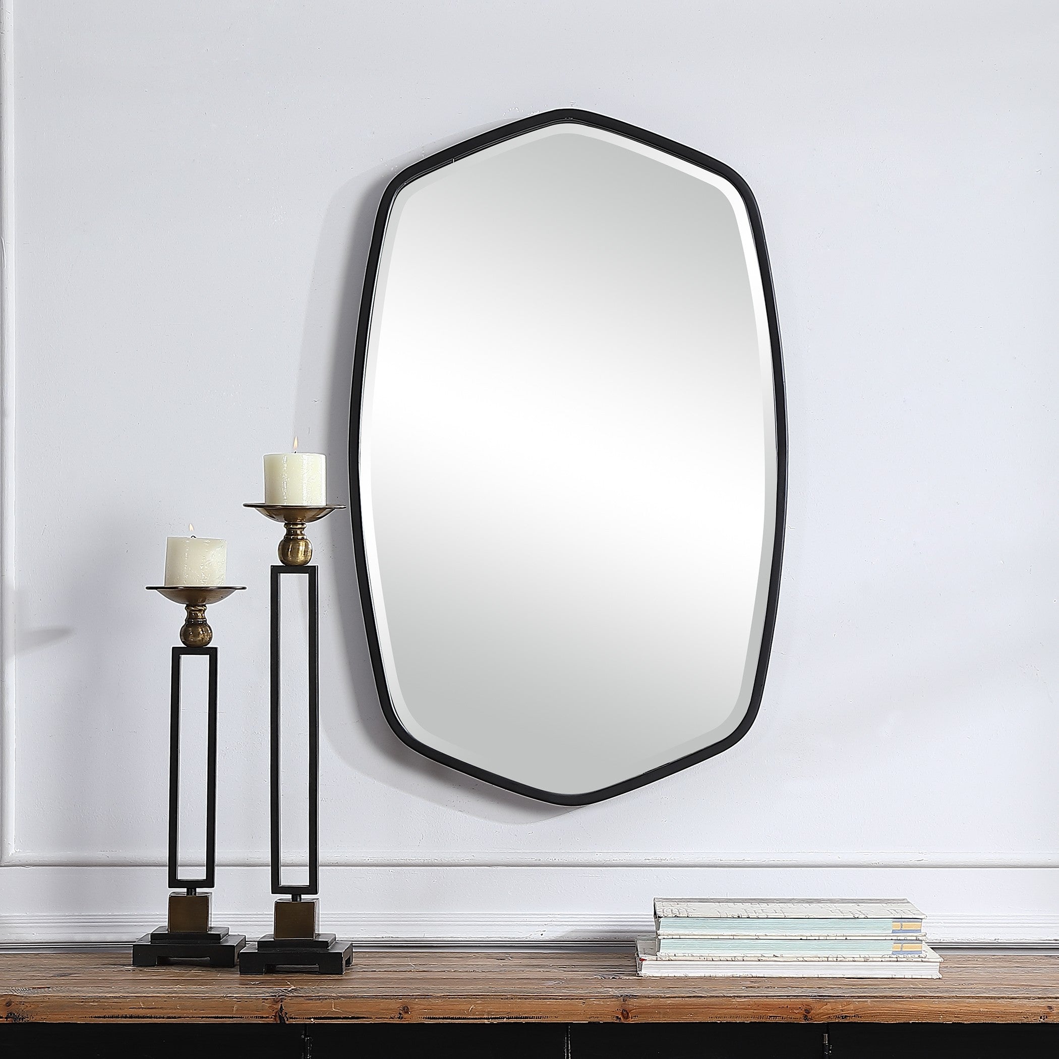 Duronia Black Iron Mirror by Uttermost