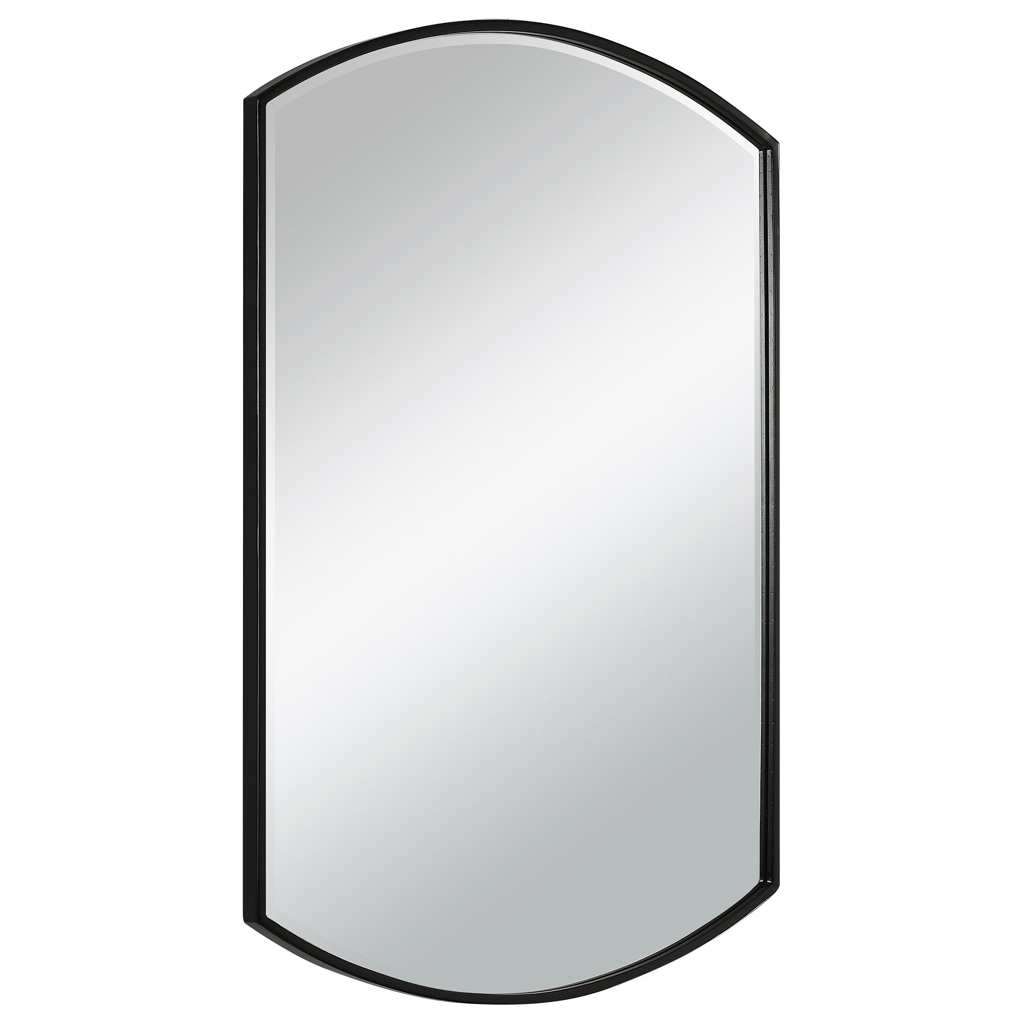 Shield Shaped Iron Mirror by Uttermost