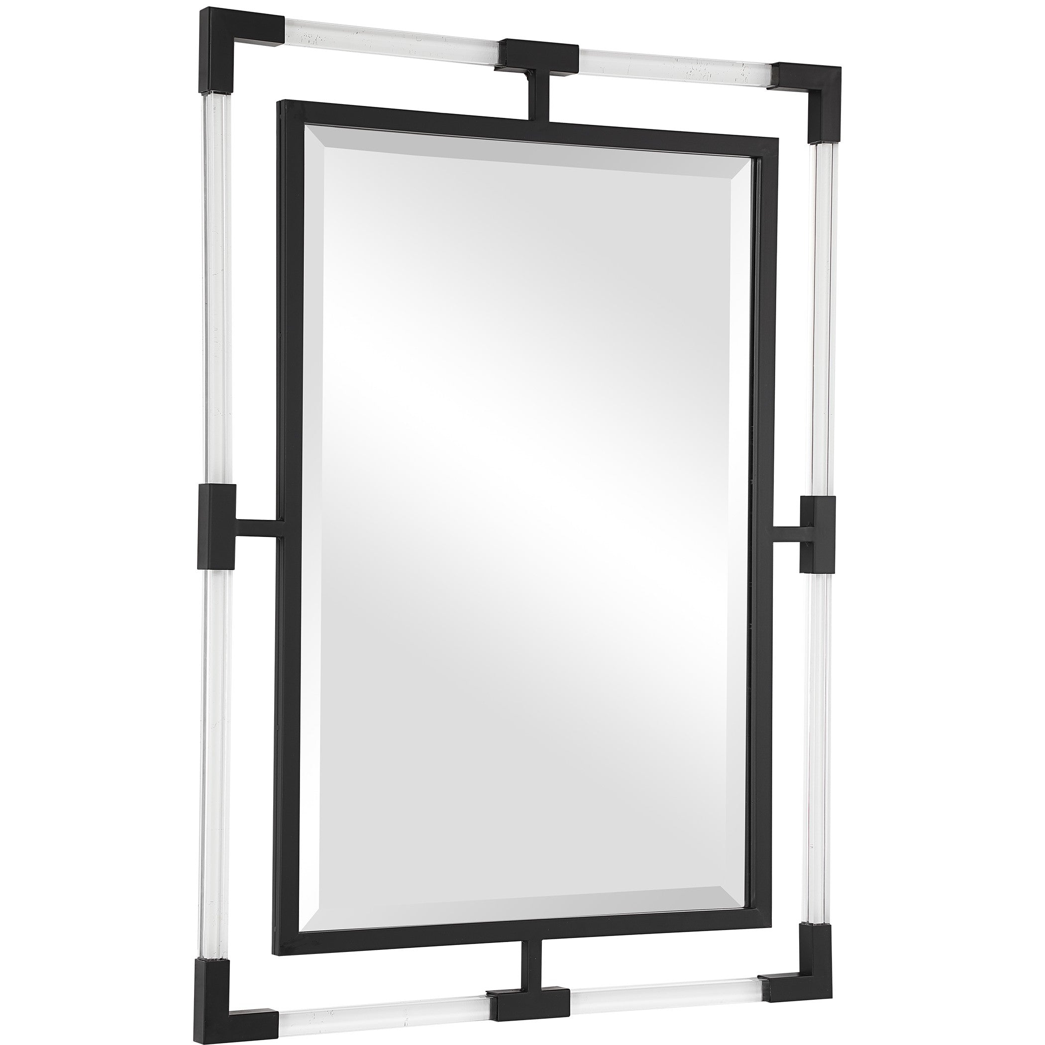 Balkan Black Iron Mirror by Uttermost