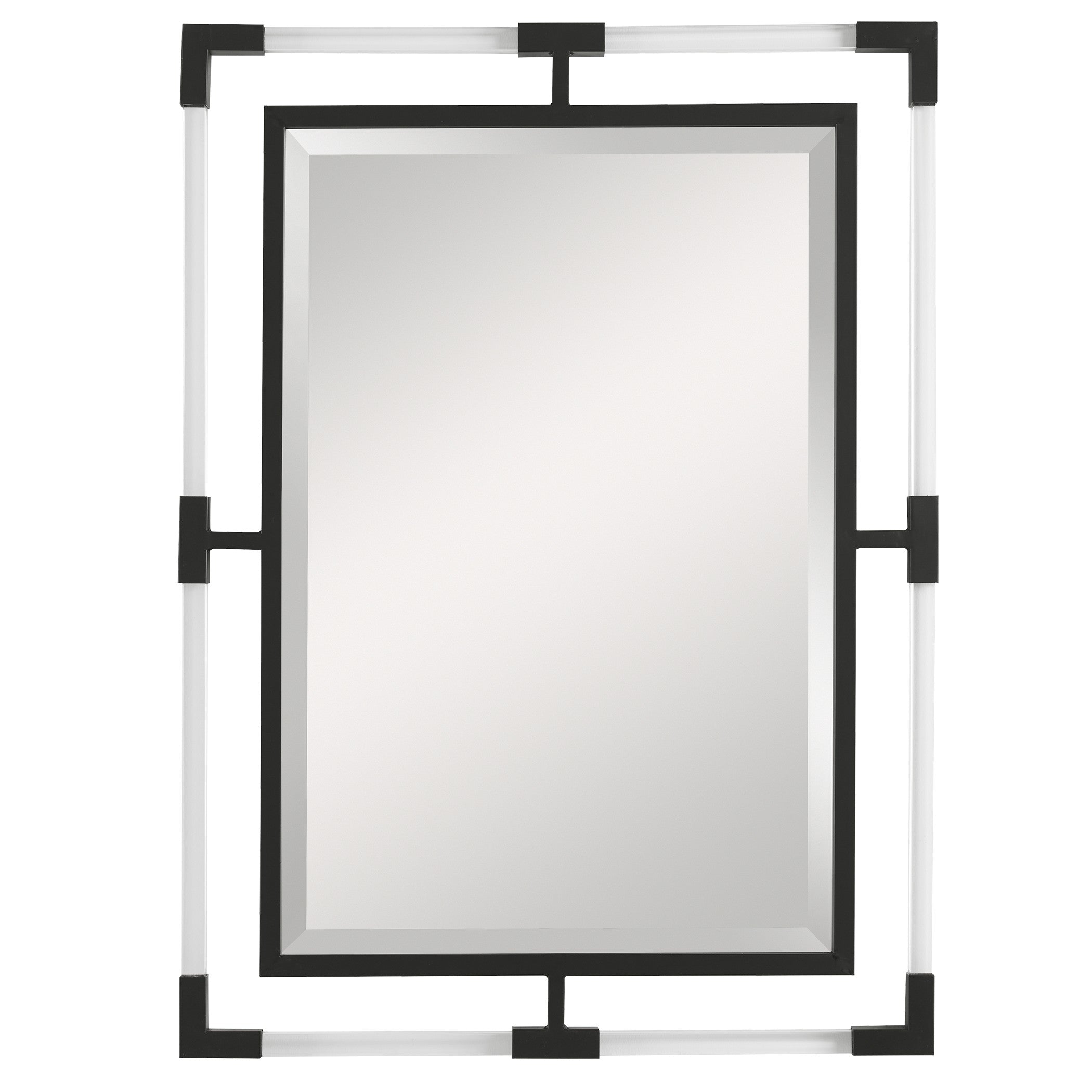 Balkan Black Iron Mirror by Uttermost