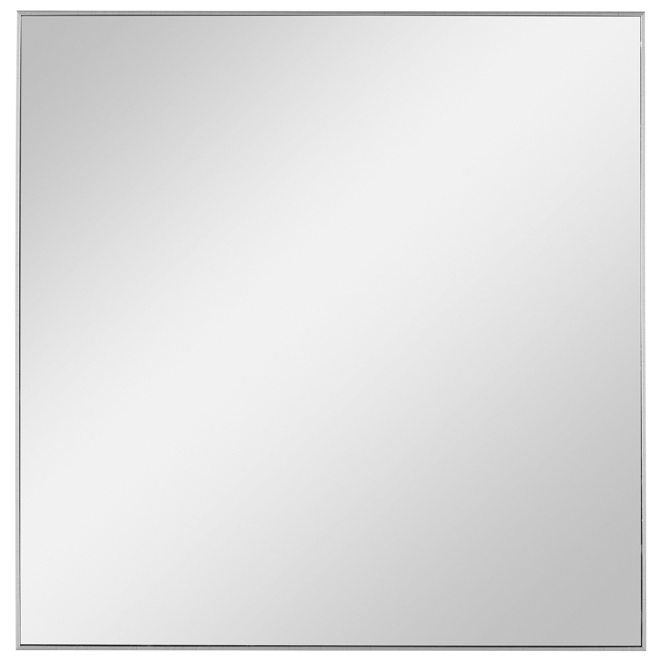 Alexo Square Mirror in Silver by Uttermost