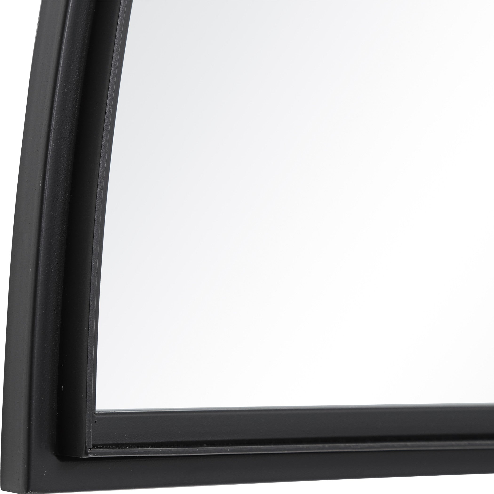 Rousseau Iron Window Arch Mirror by Uttermost