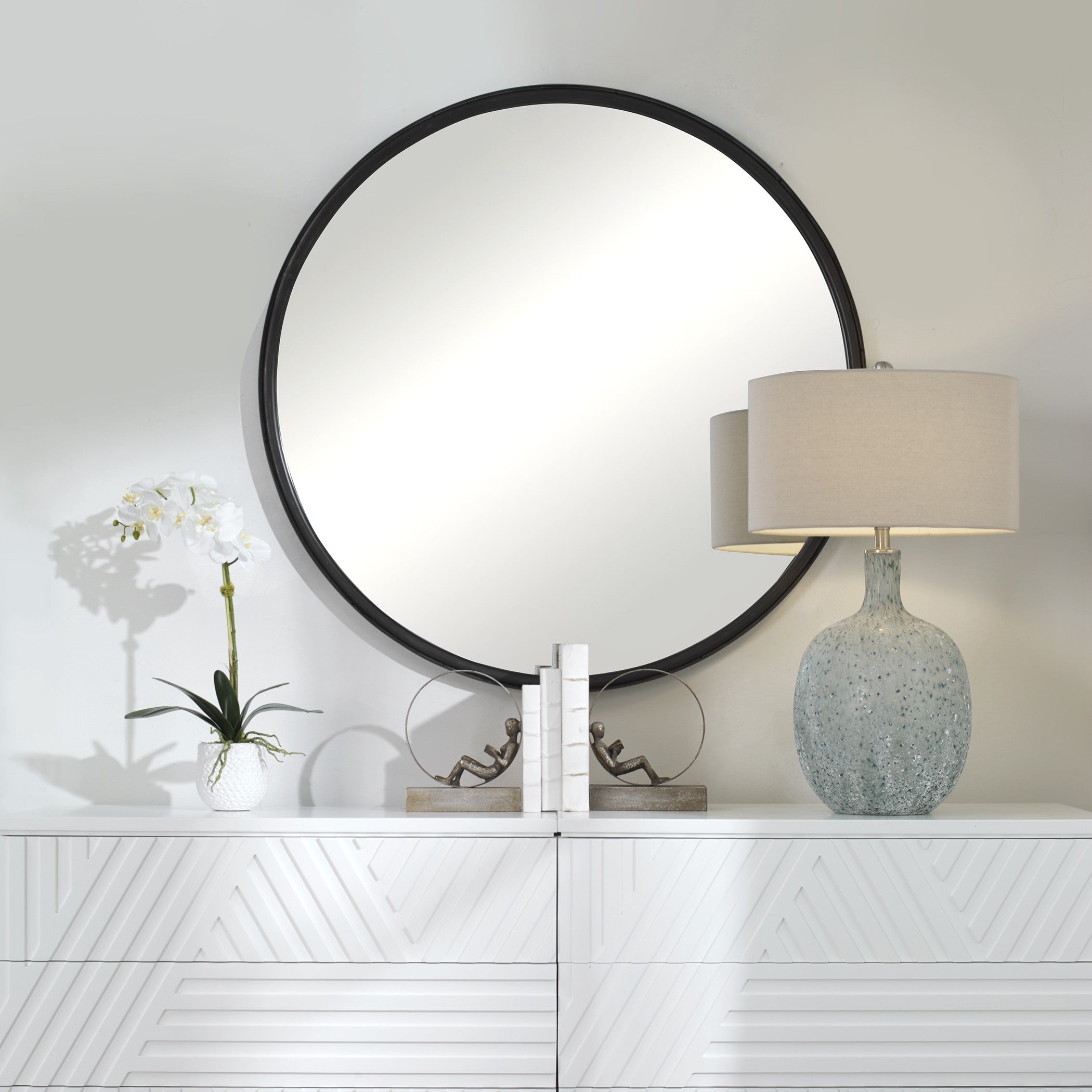 Dawsyn Round Mirror by Uttermost