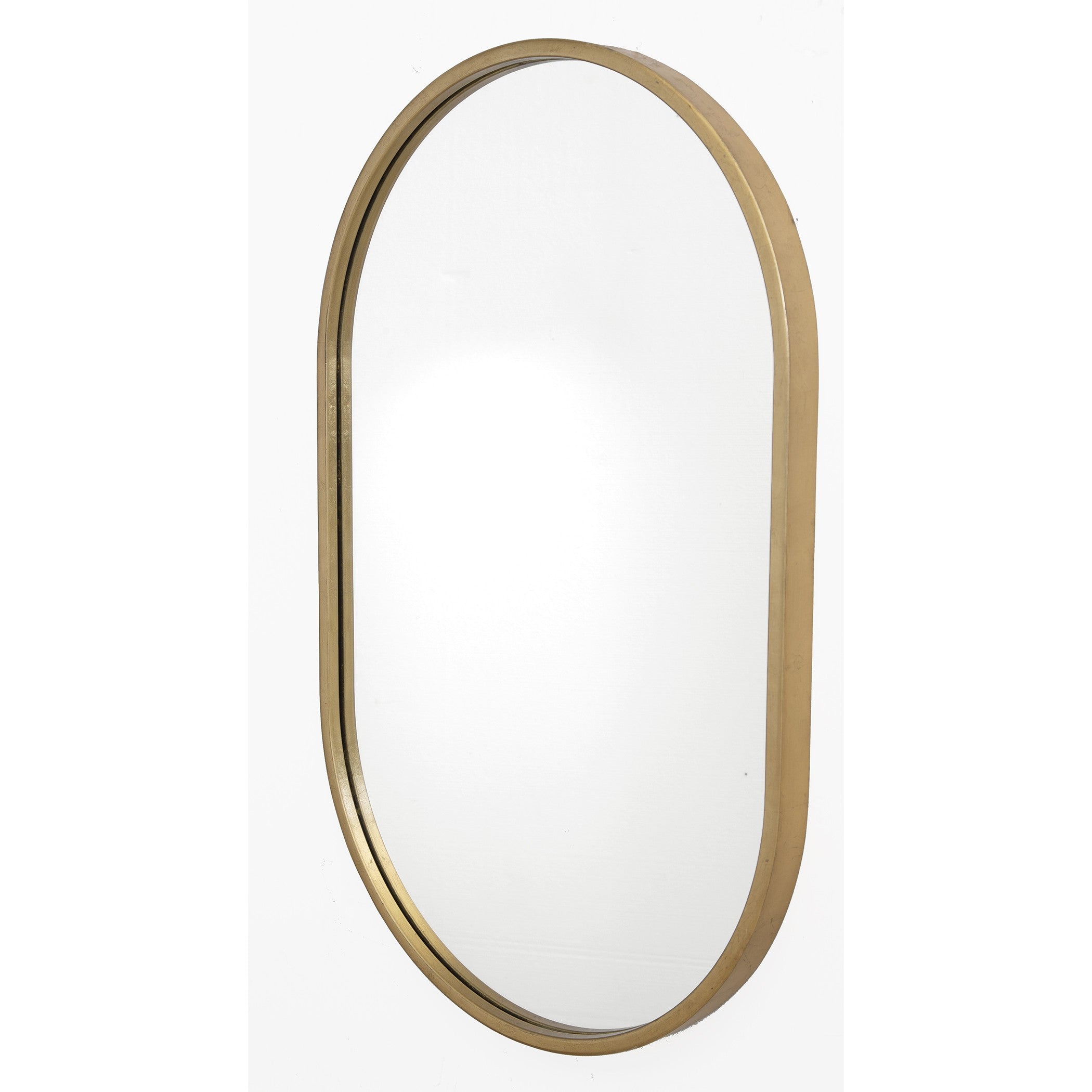 Varina Minimalist Gold Oval Mirror by Uttermost