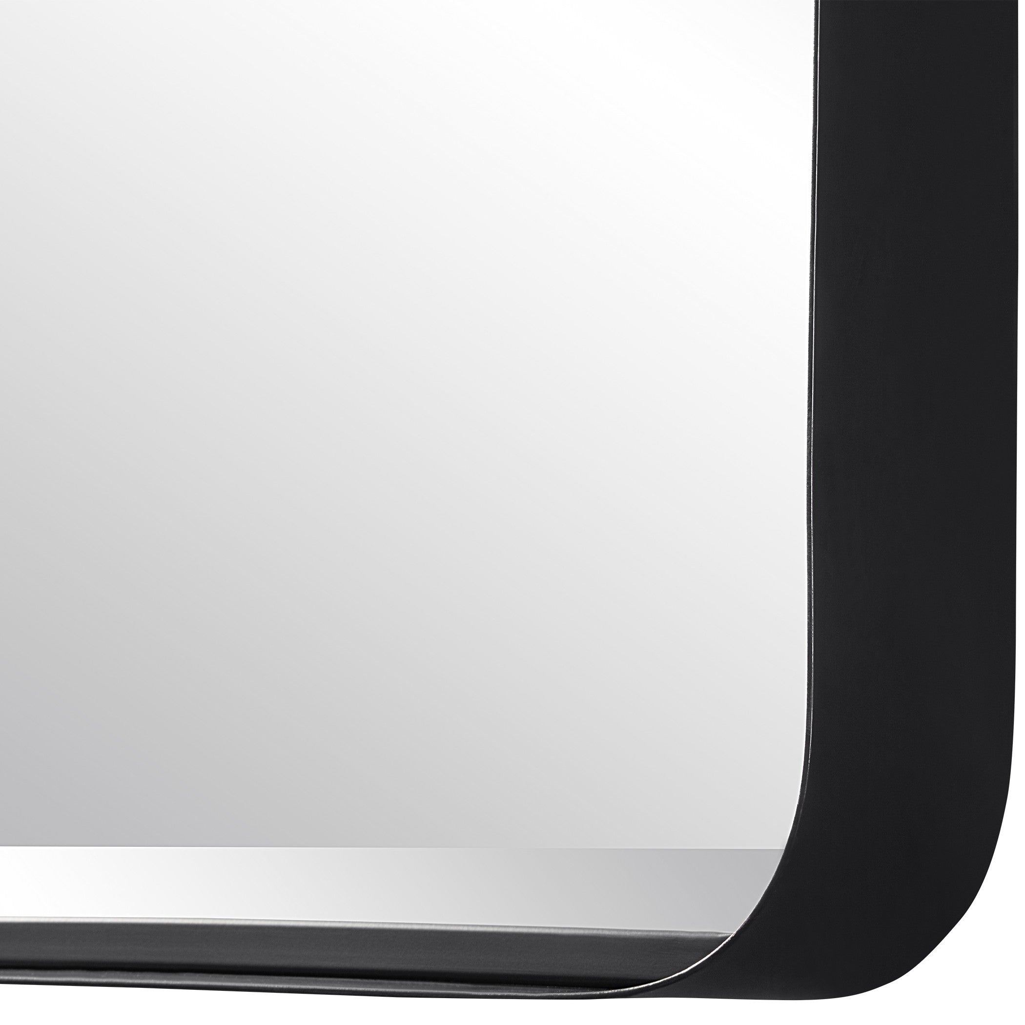 Crofton Black Large Mirror by Uttermost