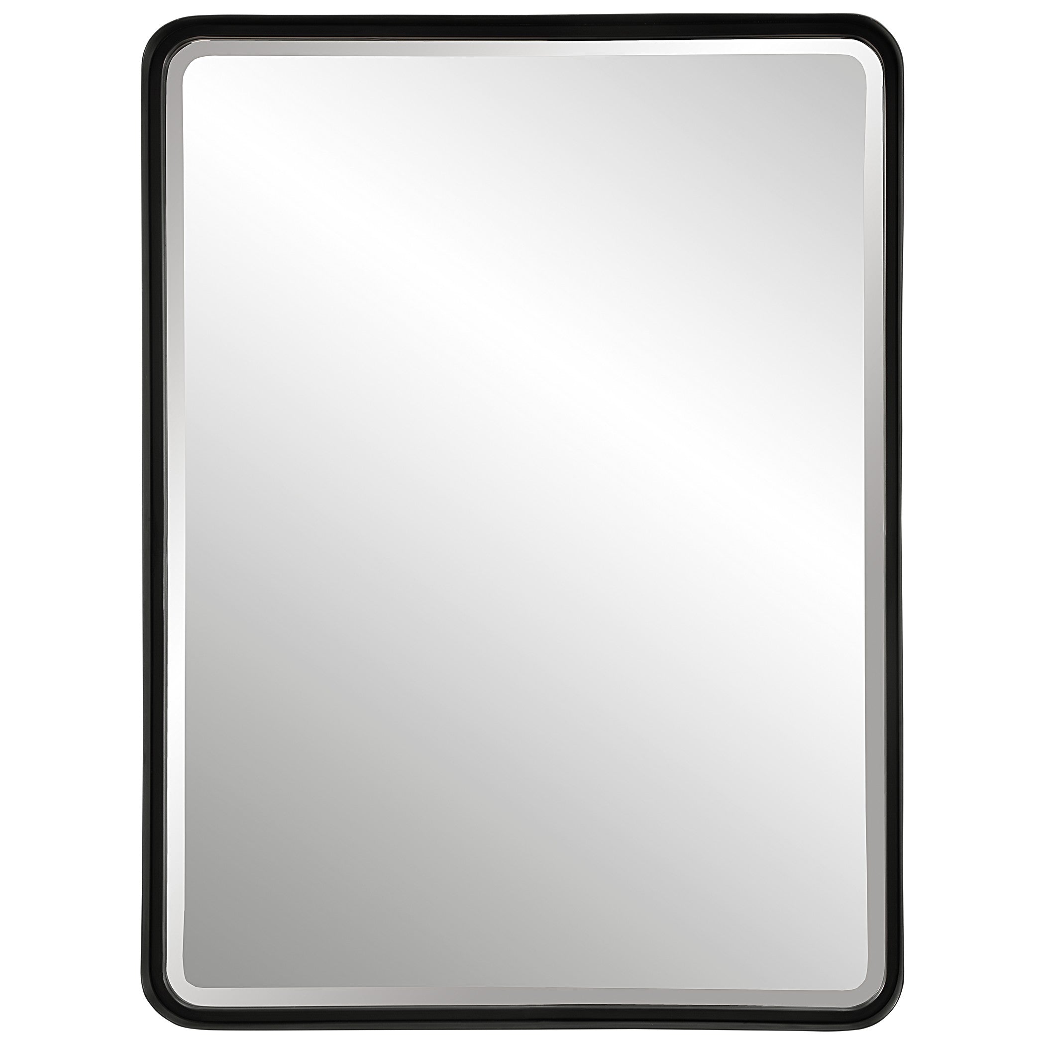 Crofton Black Large Mirror by Uttermost