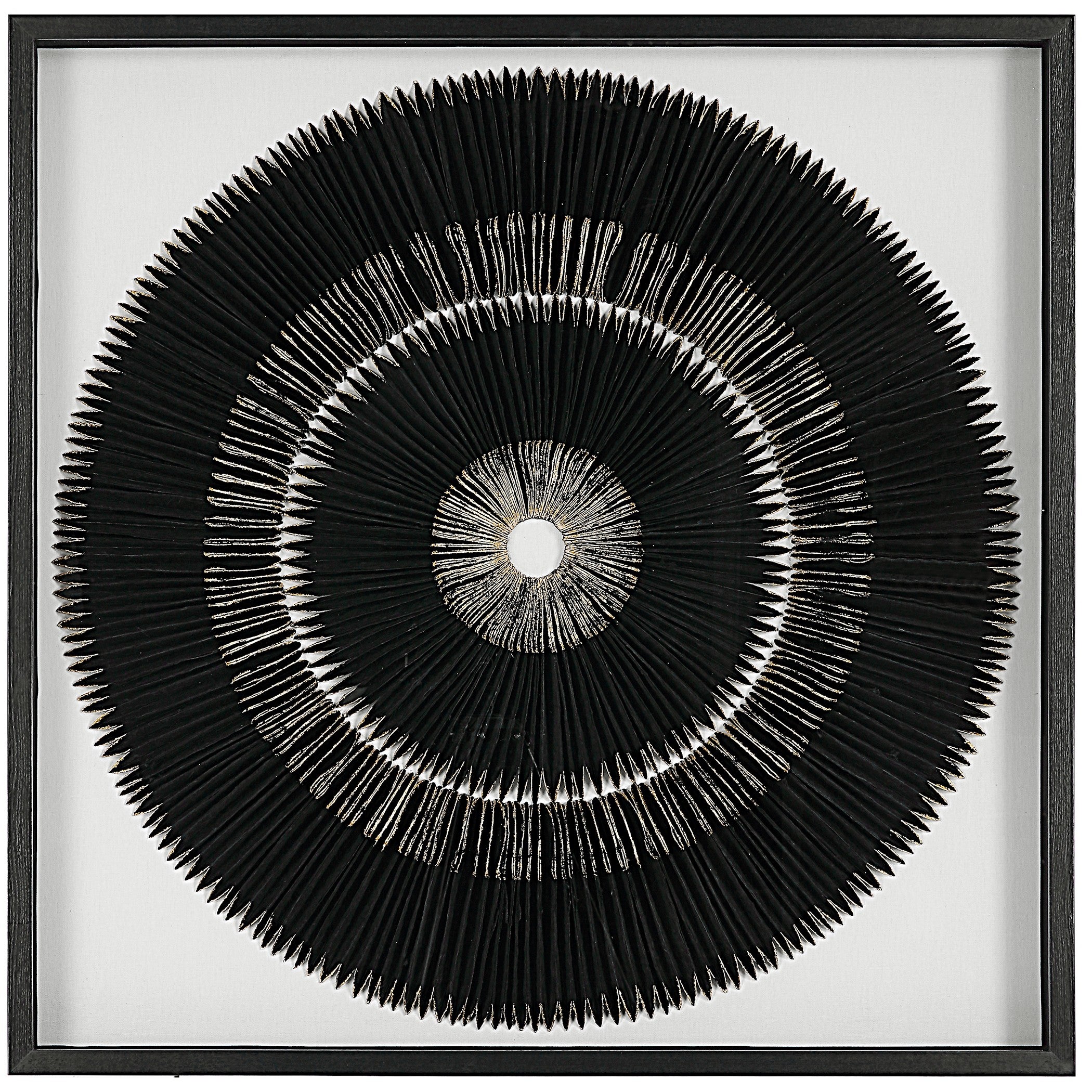 Sandara Black And Gold Shadow Box by Uttermost