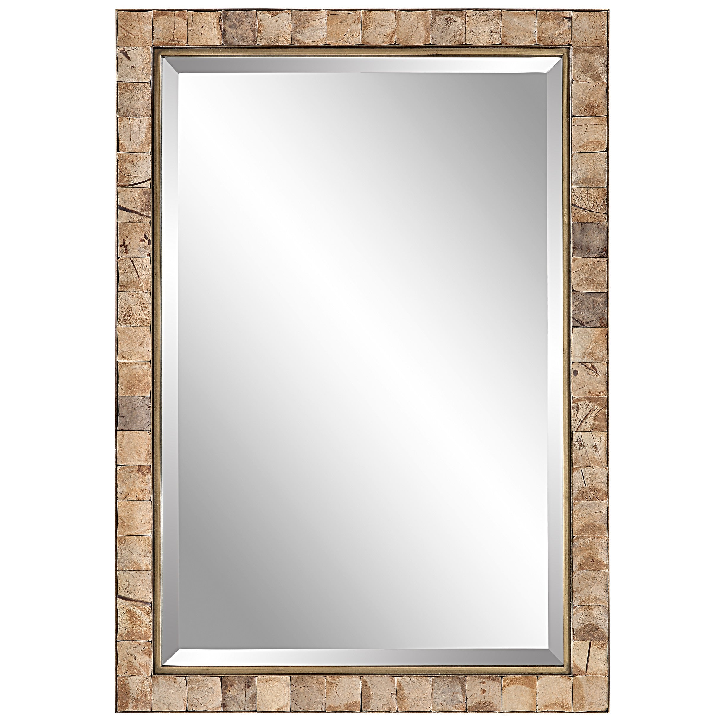 Cocos Coconut Shell Mirror by Uttermost
