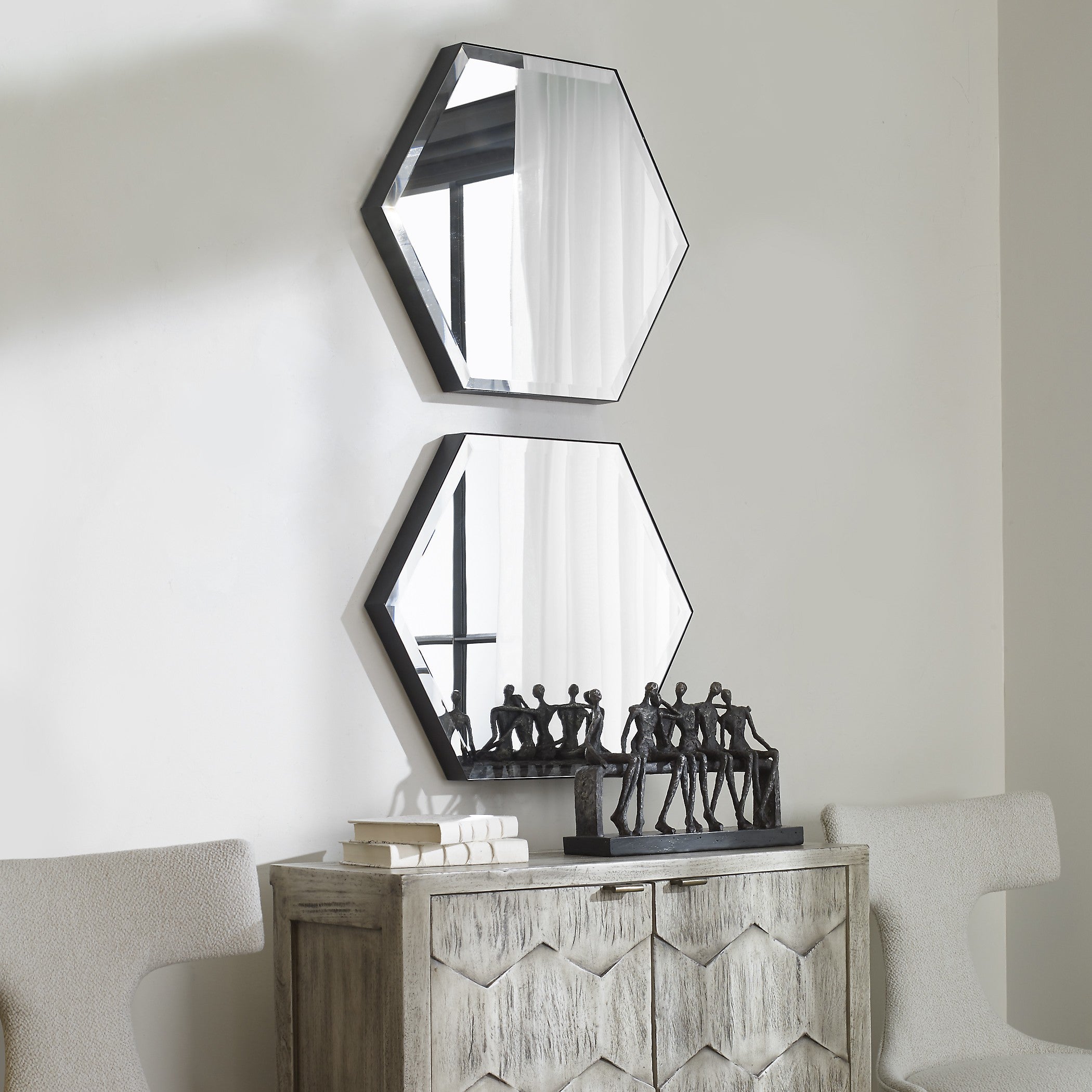 Amaya Octagonal Mirrors - Set of 2 by Uttermost
