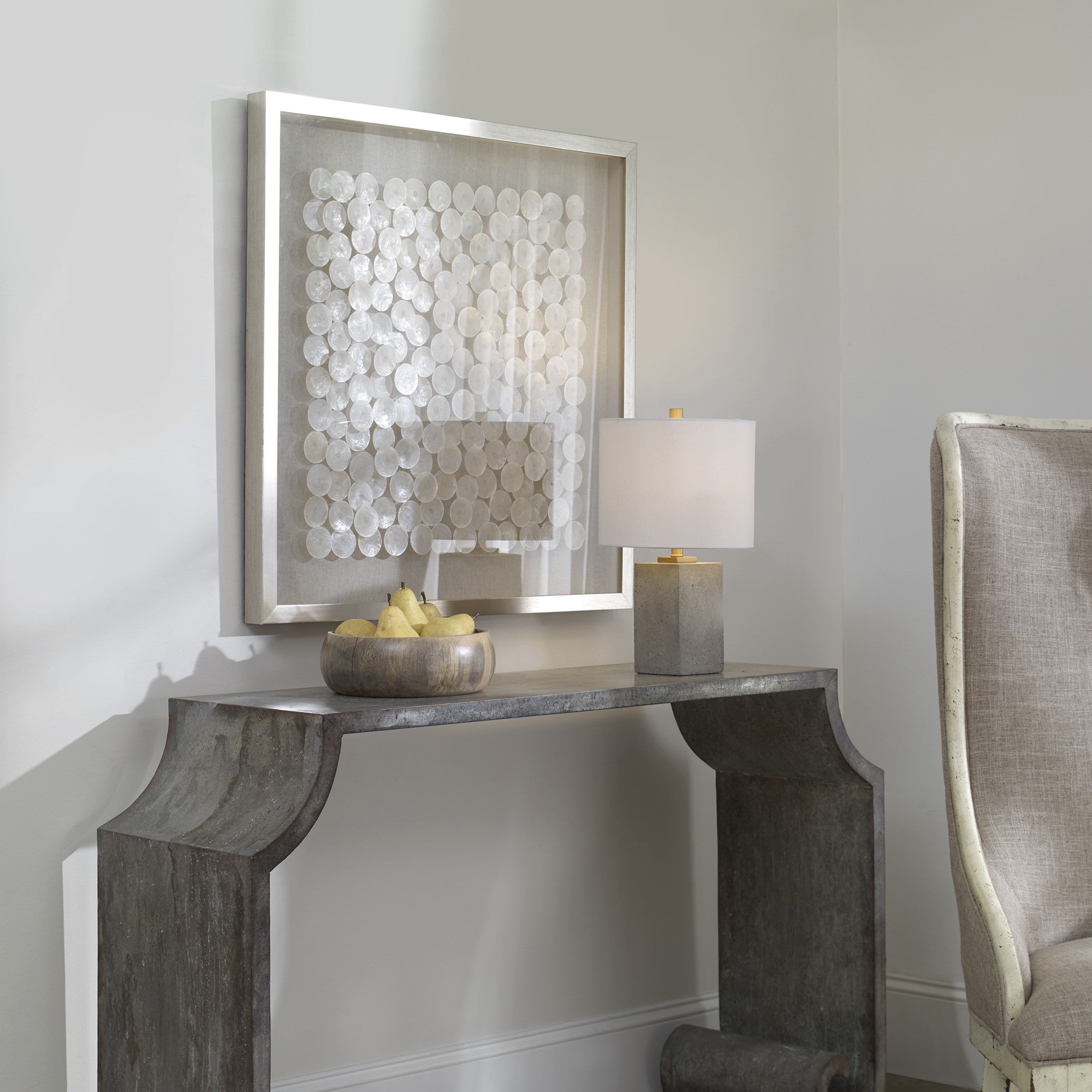 Roxas Capiz Shell Shadow Box by Uttermost