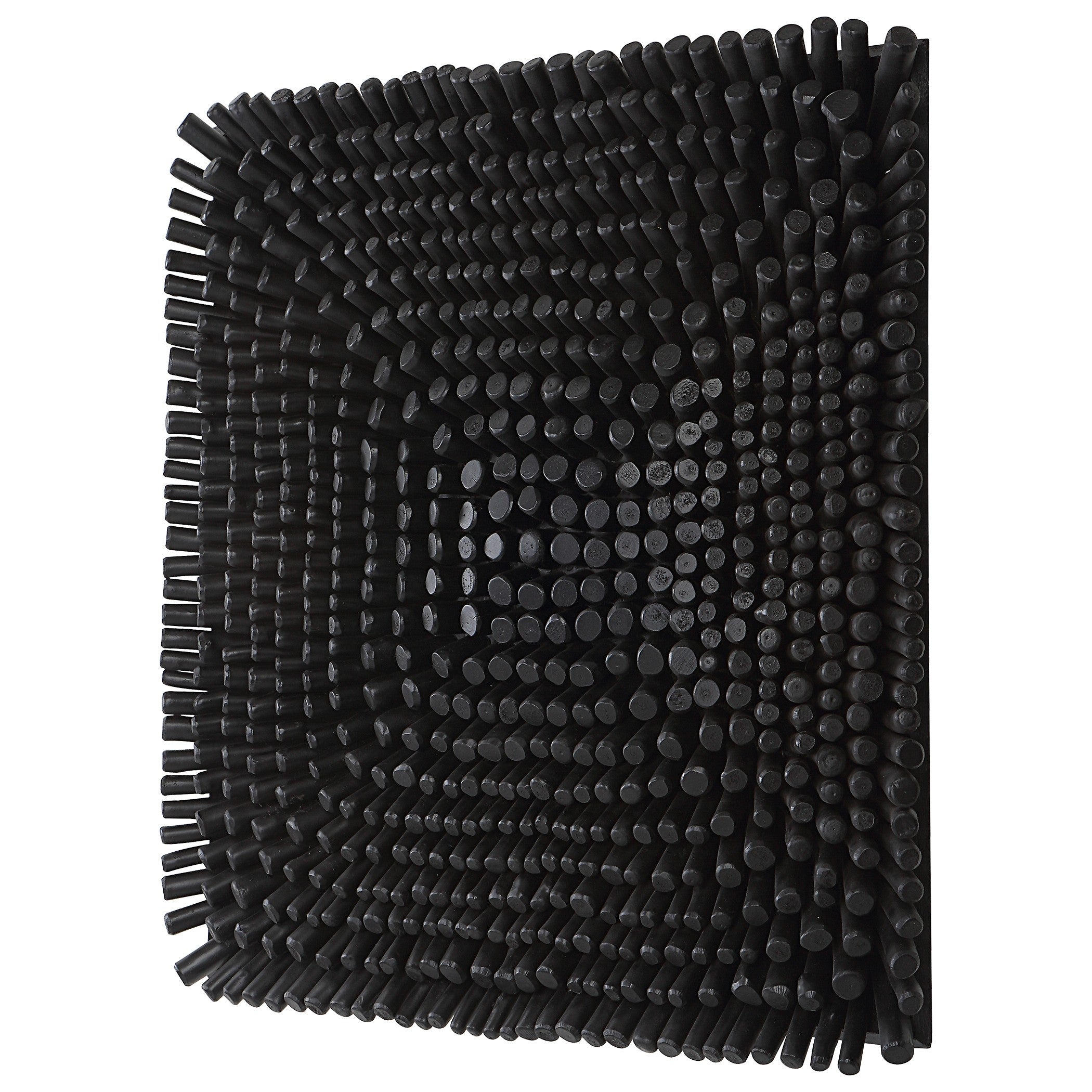 Portside Black Wood Wall Panel by Uttermost