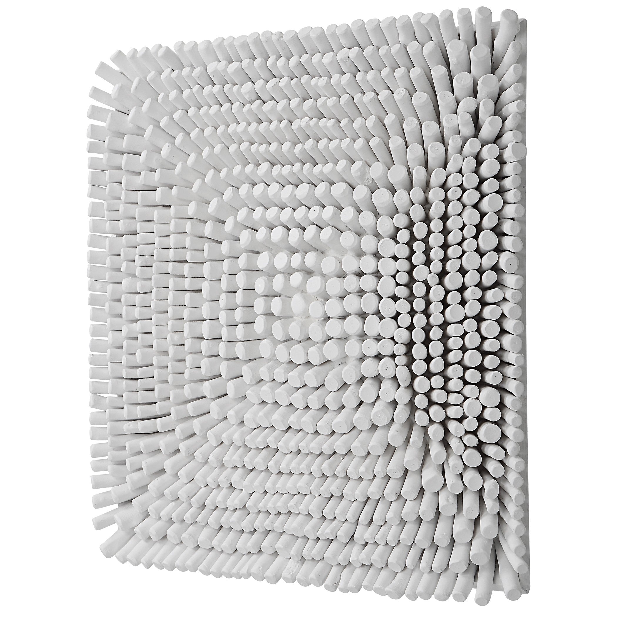 Portside White Wood Wall Panel by Uttermost