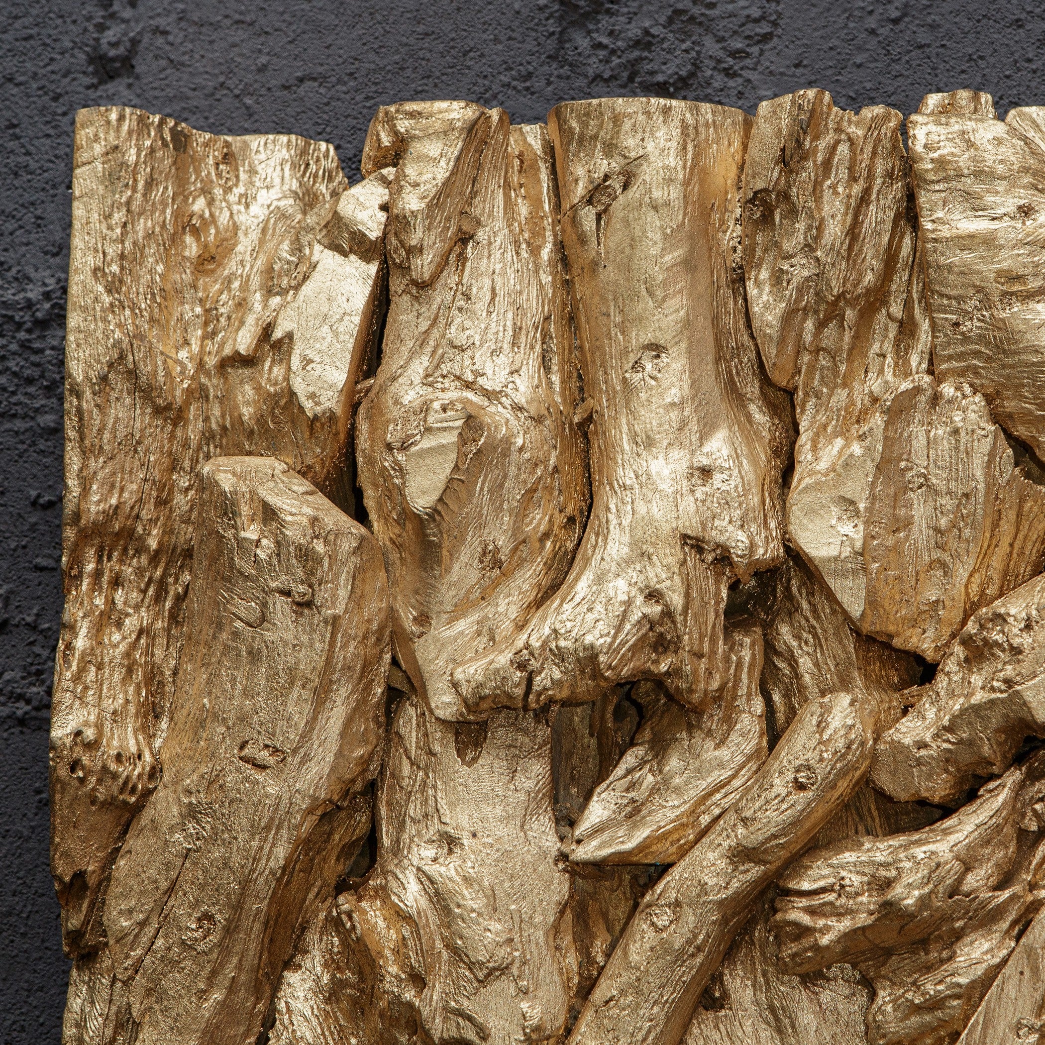 Rio Gold Wood Wall Décor by Uttermost
