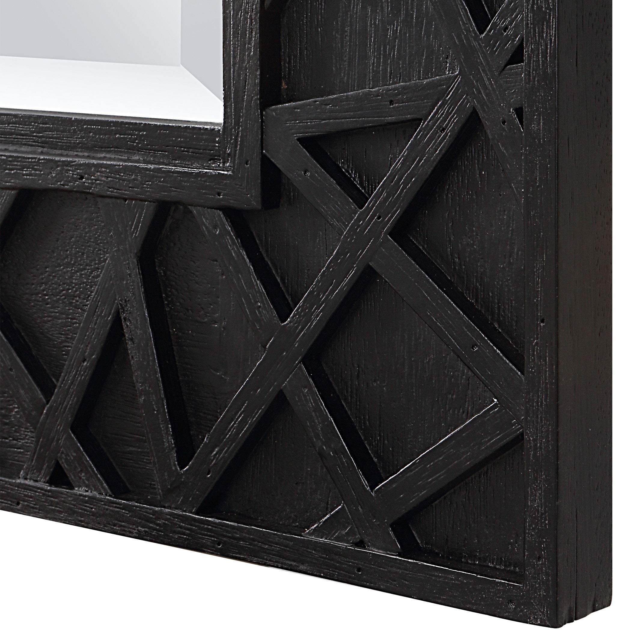 Everest Satin Black Mirror by Uttermost