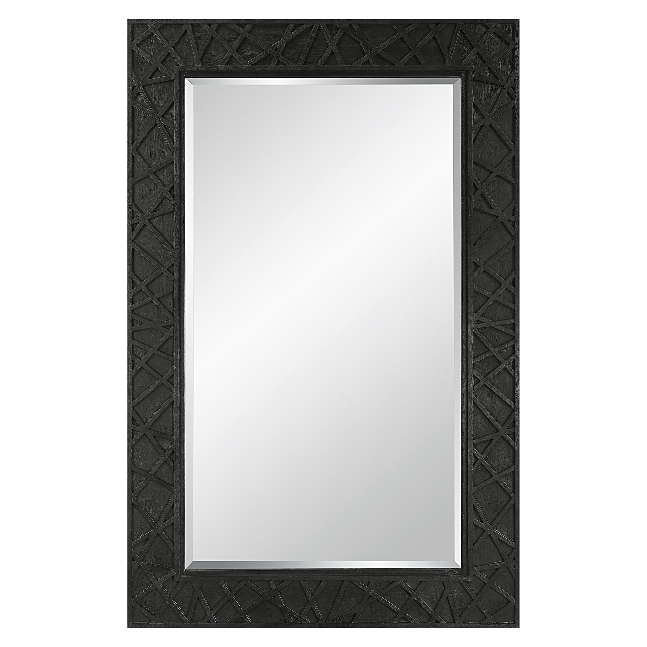 Everest Satin Black Mirror by Uttermost