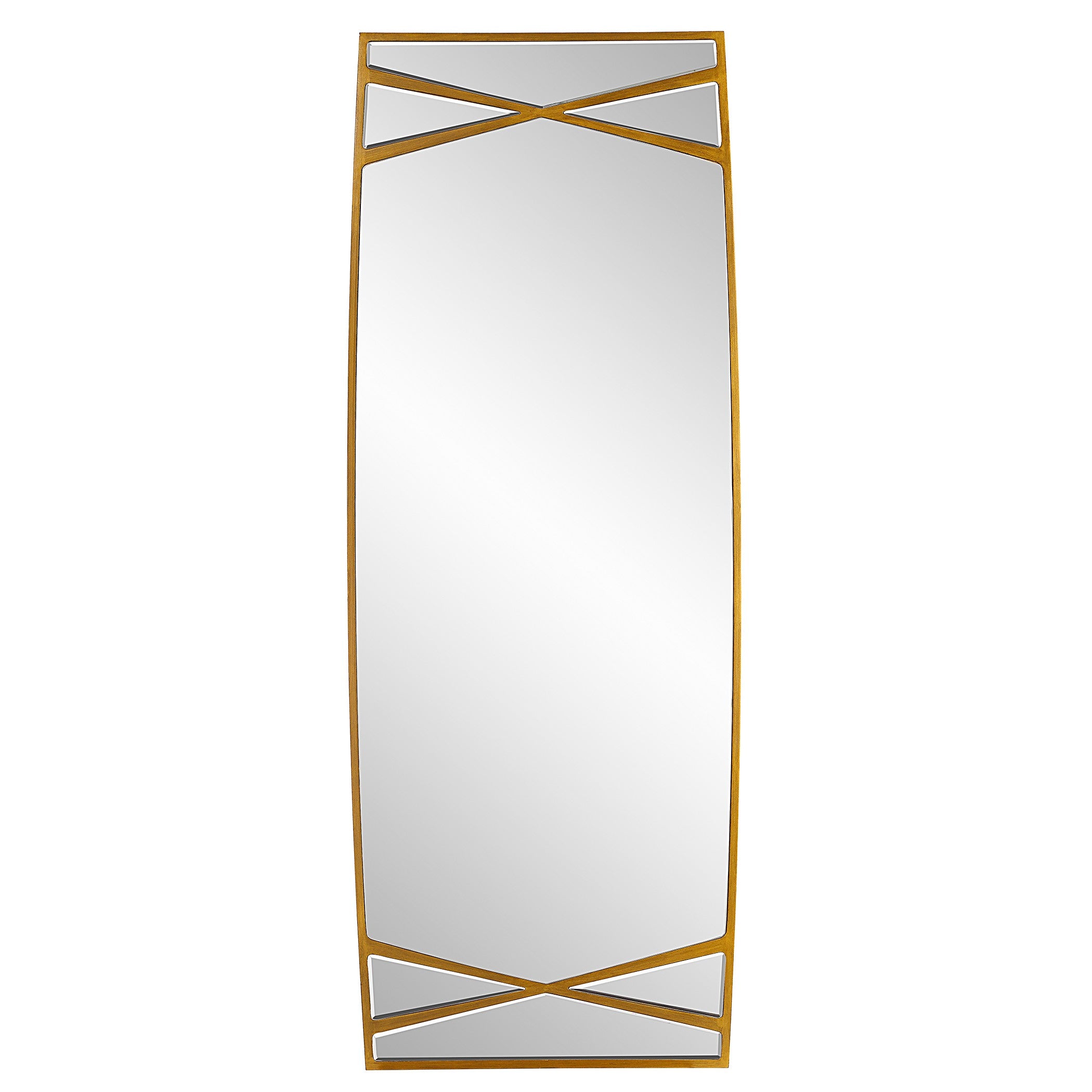 Gentry Oversized Gold Mirror by Uttermost