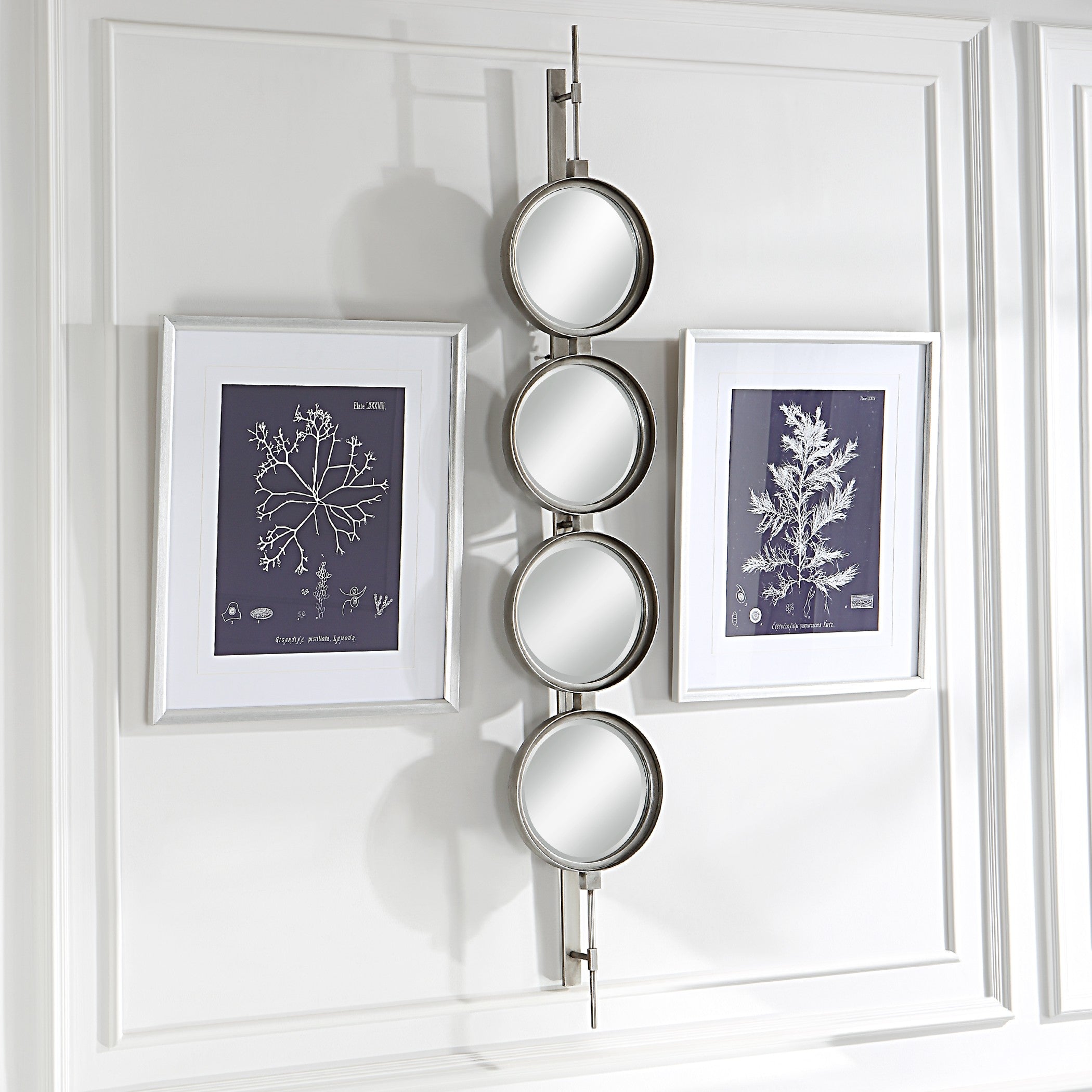 Button Silver Mirror by Uttermost