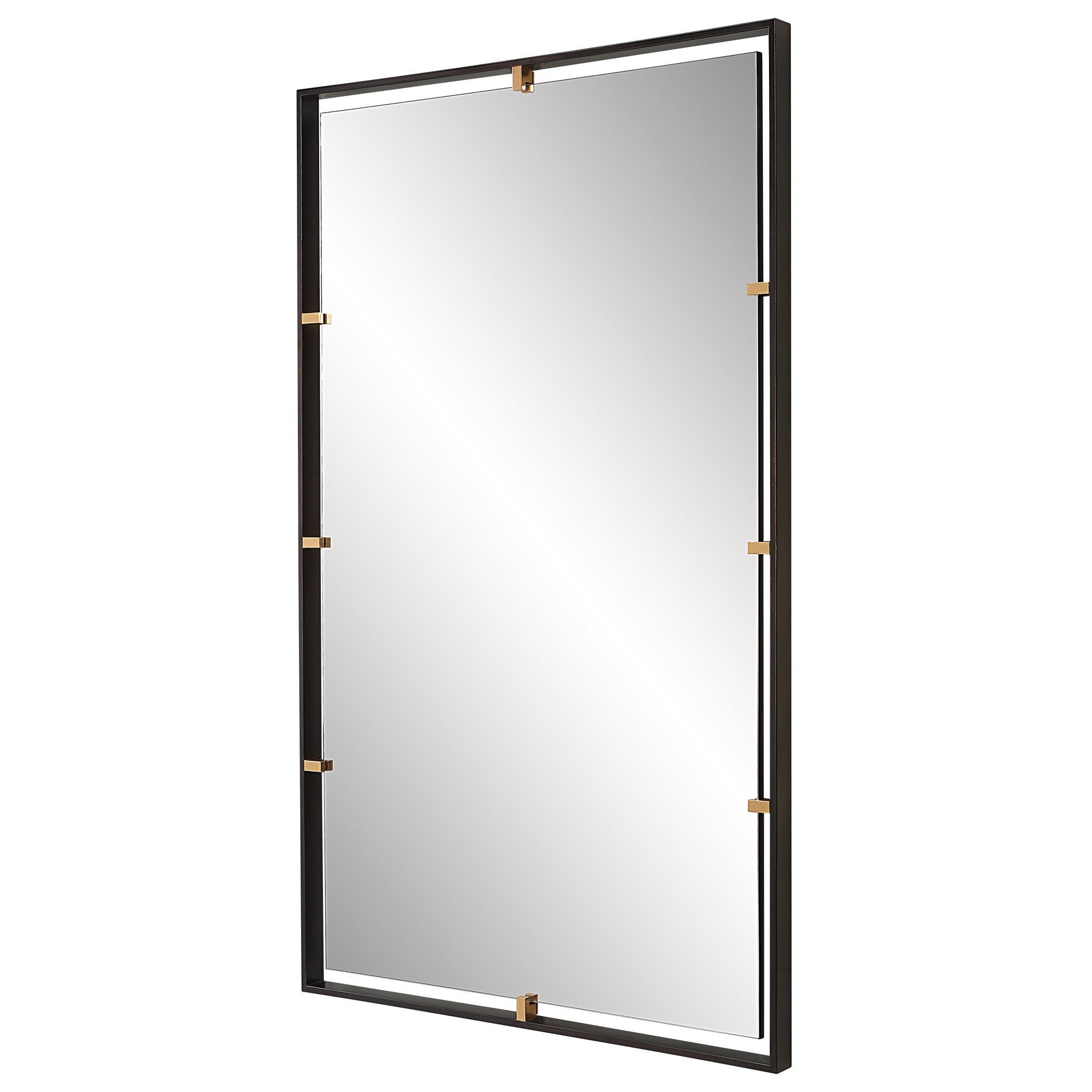 Egon Rectangular Bronze Mirror by Uttermost