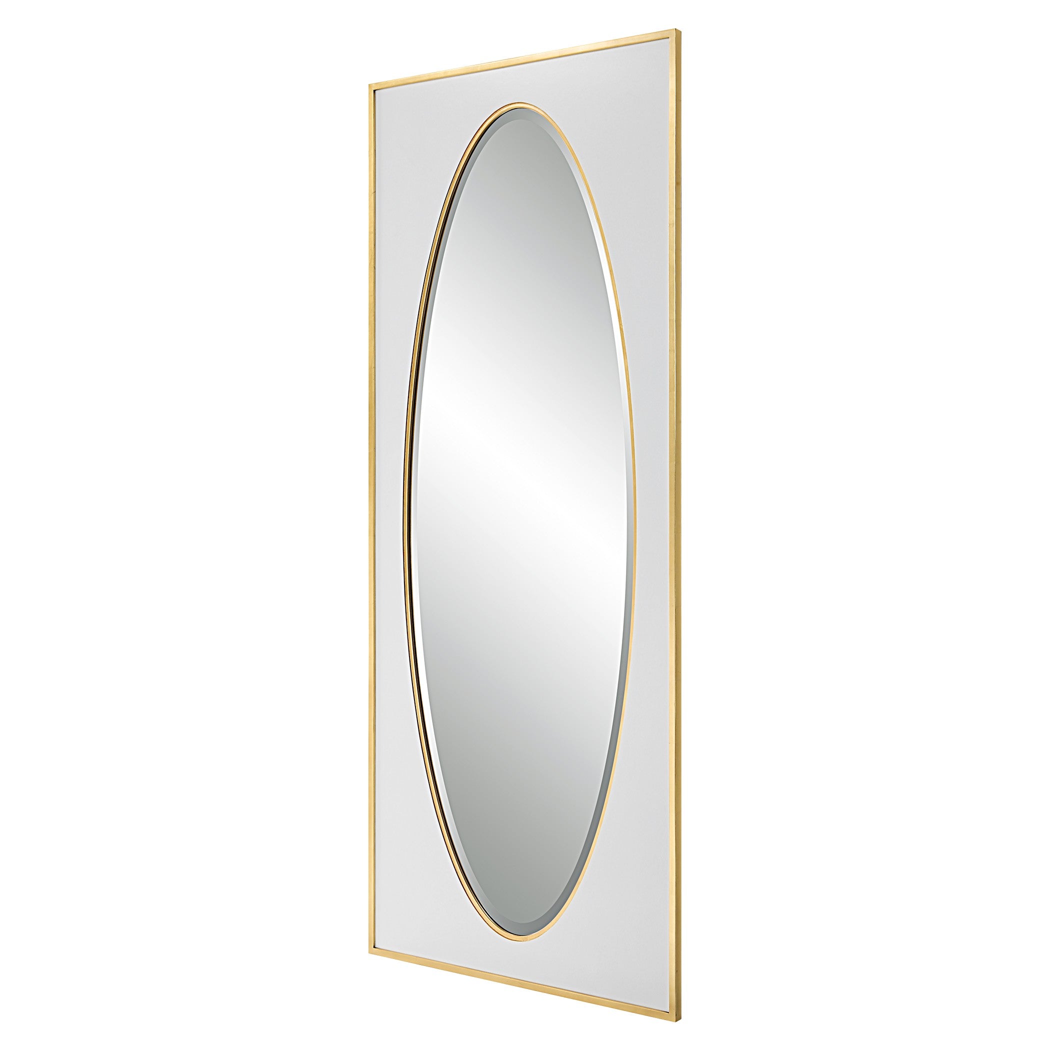 Danbury Full Length Mirror in White by Uttermost