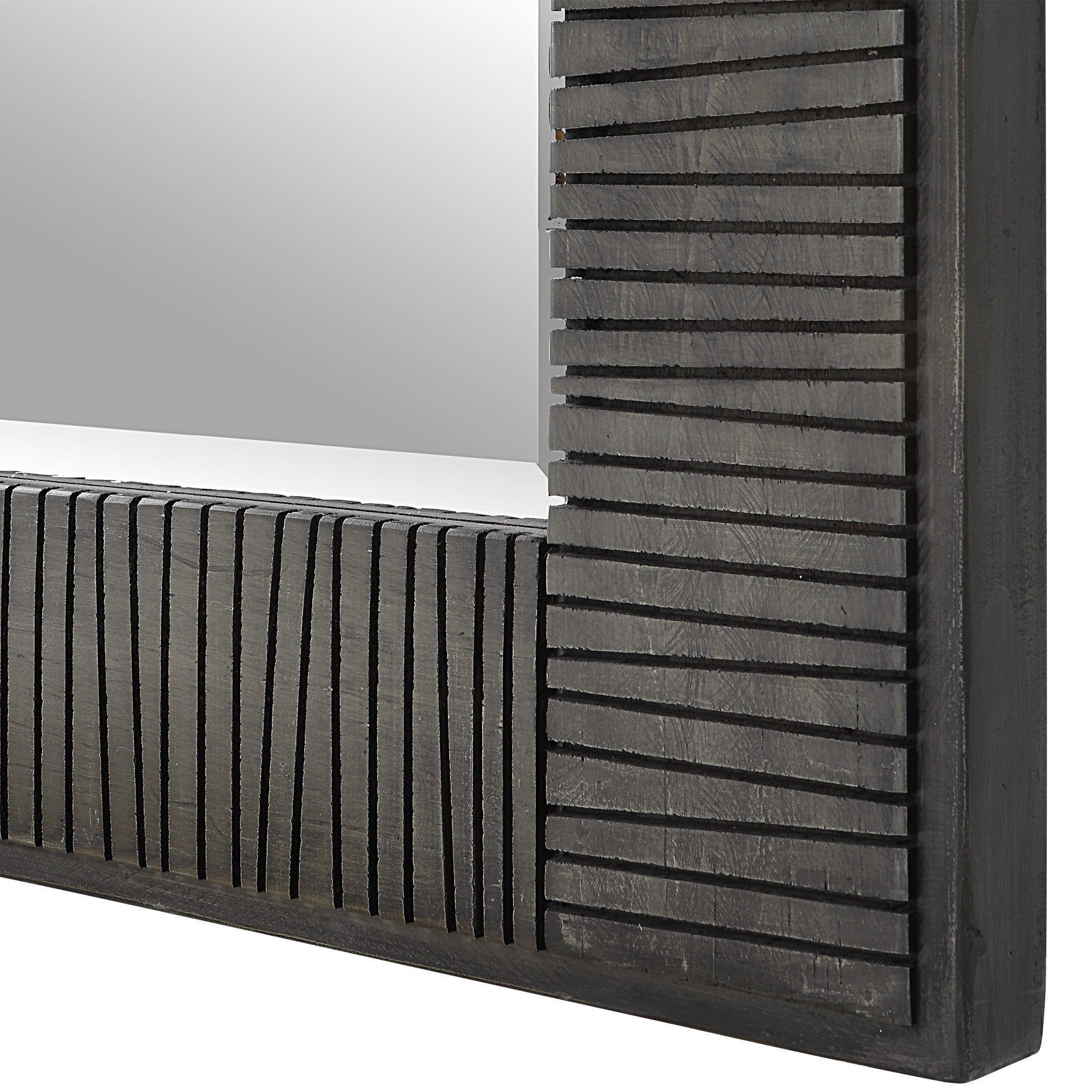 Figaro Oversized Wooden Mirror by Uttermost