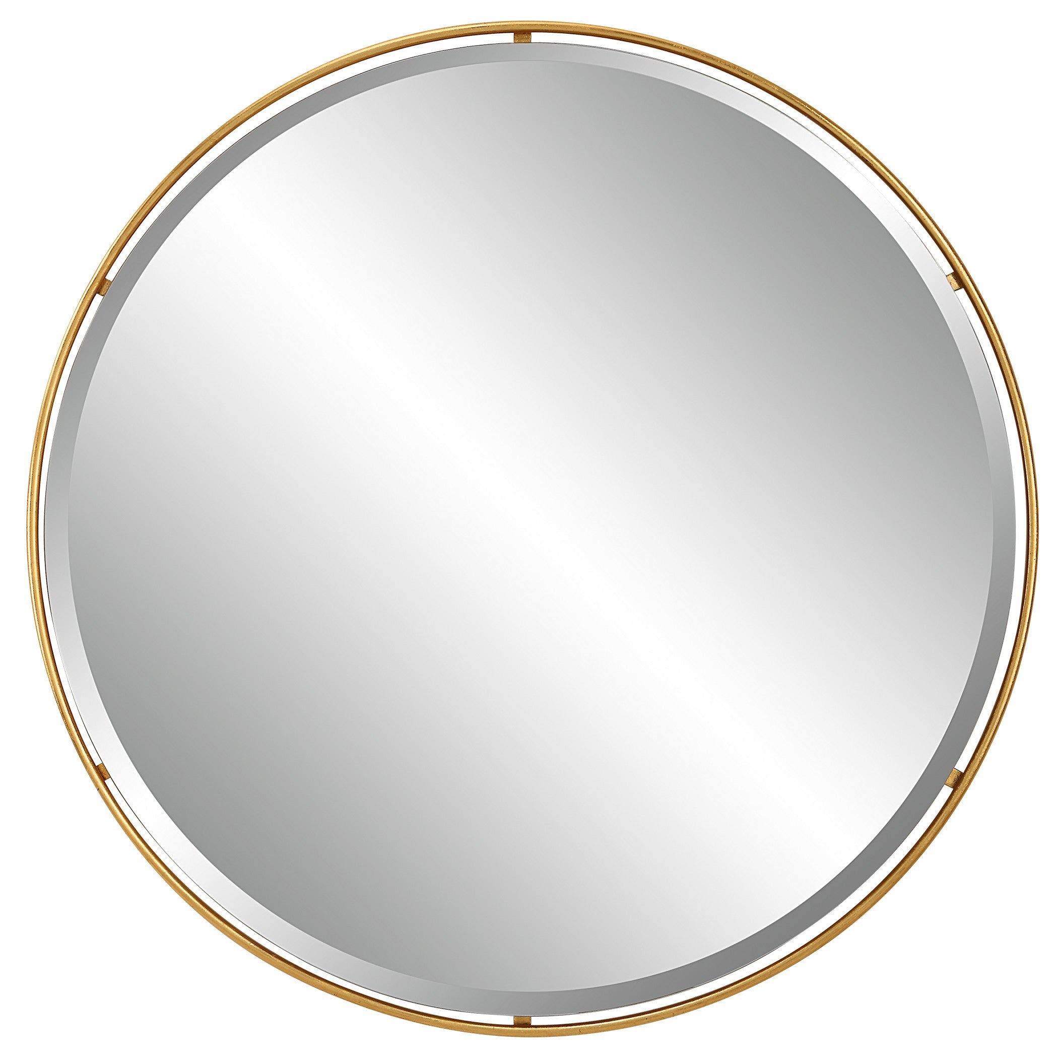 Canillo Gold Round Mirror by Uttermost