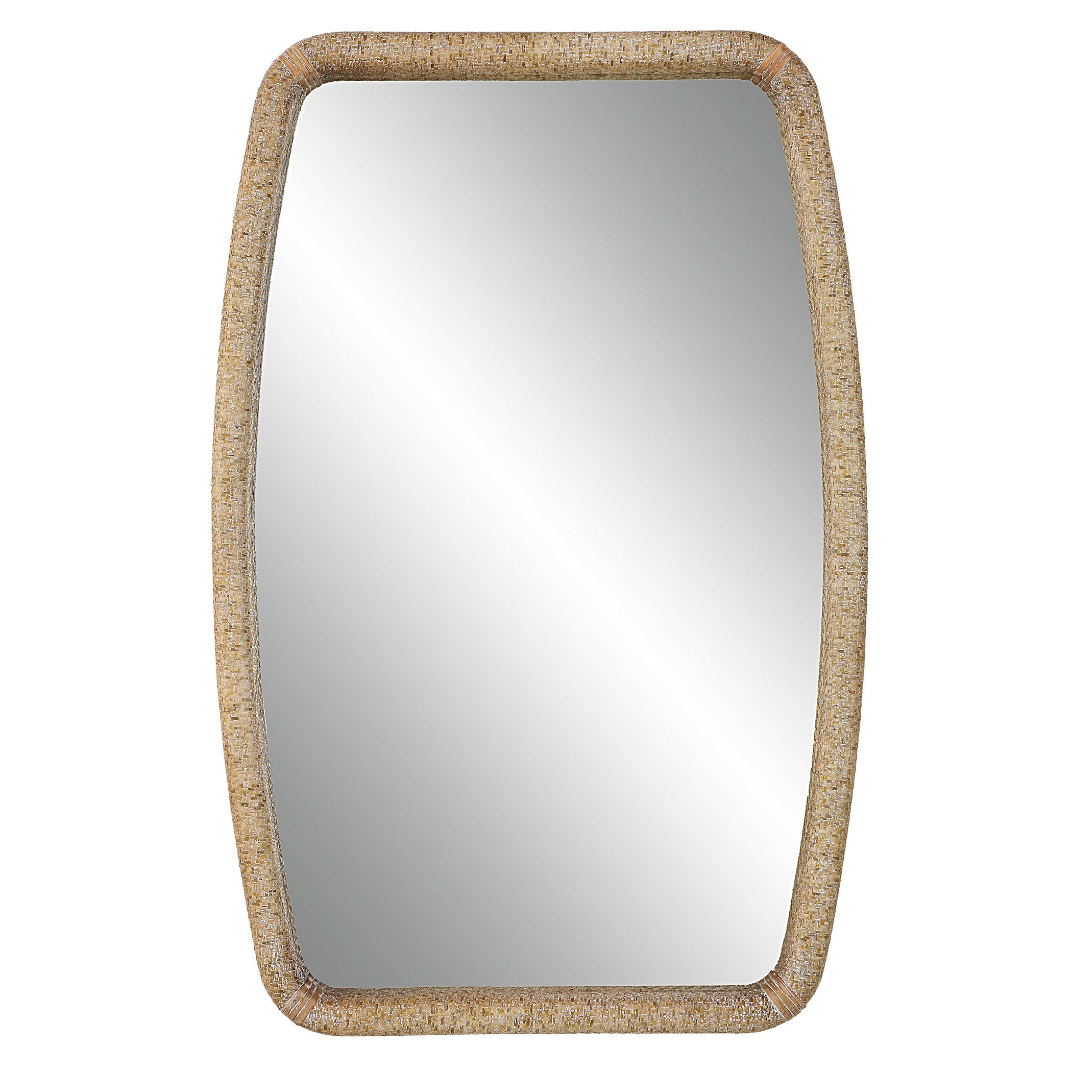 Tiki Rattan Mirror by Uttermost