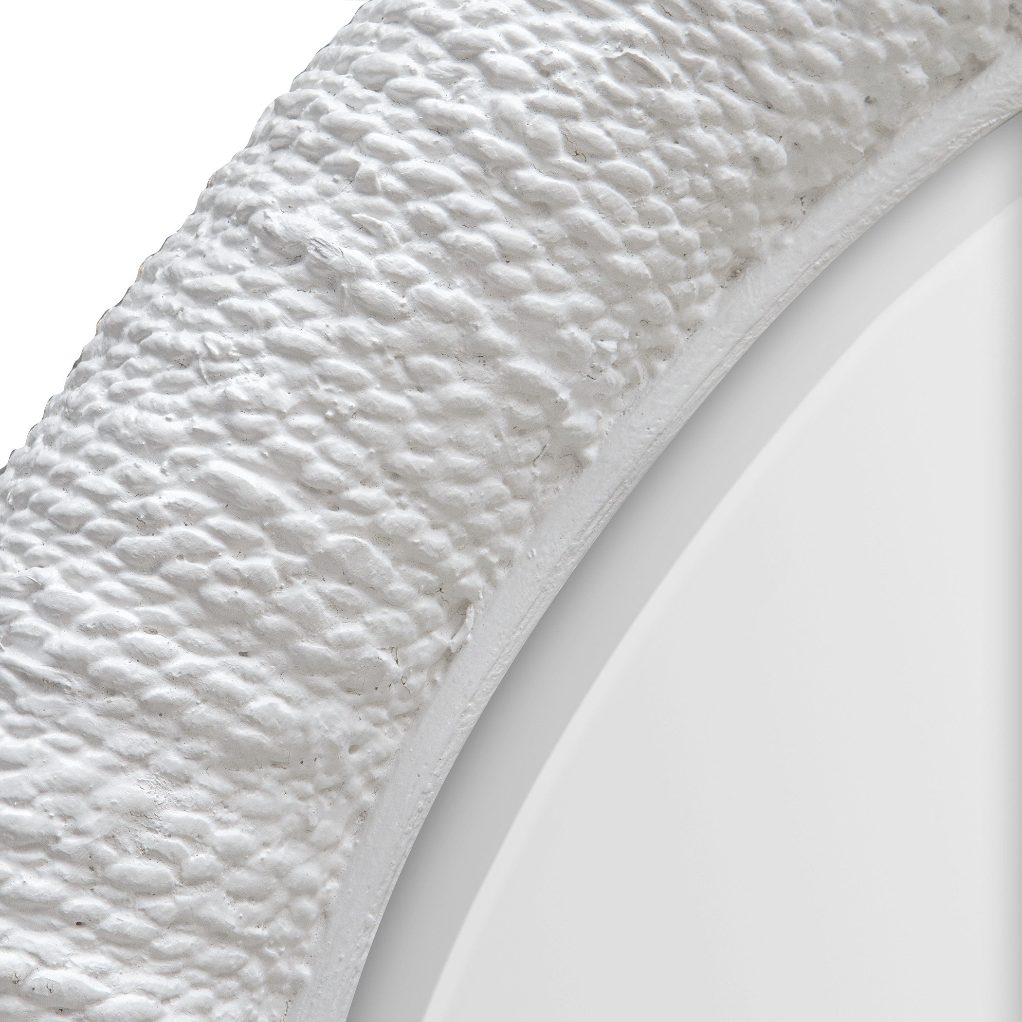 Mariner White Round Mirror by Uttermost