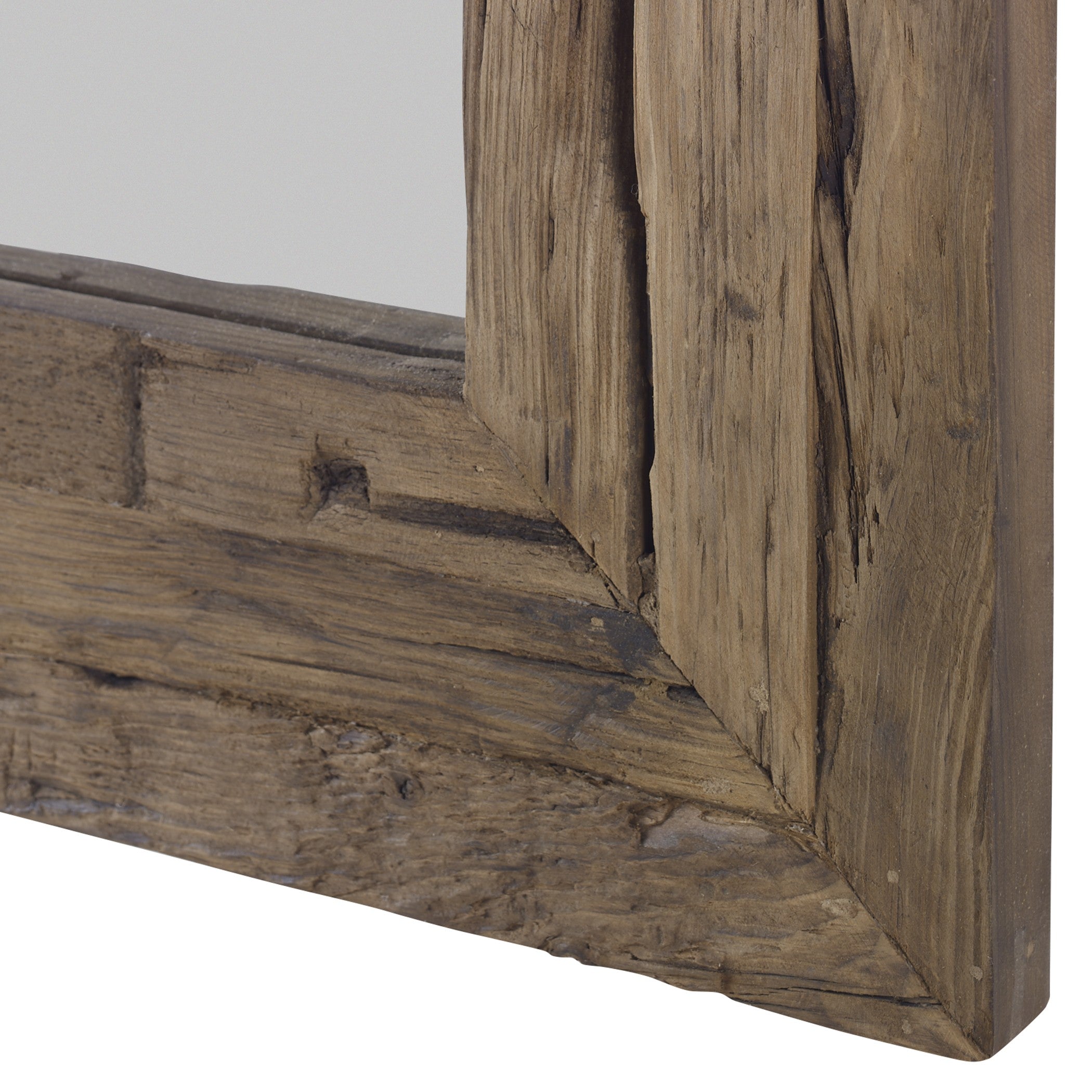 Rennick Rustic Wood Mirror by Uttermost