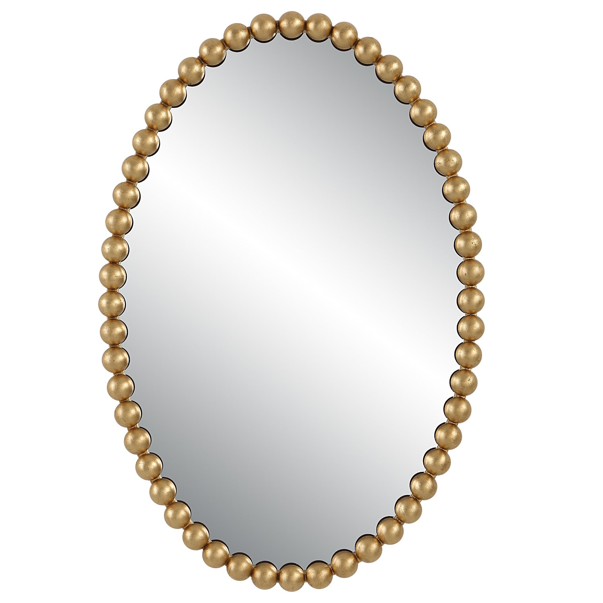 Serna Gold Oval Mirror by Uttermost