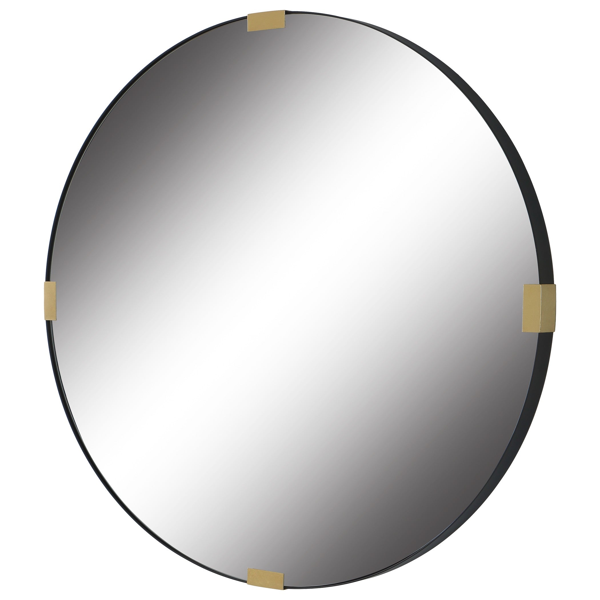 Clip Modern Round Mirror by Uttermost