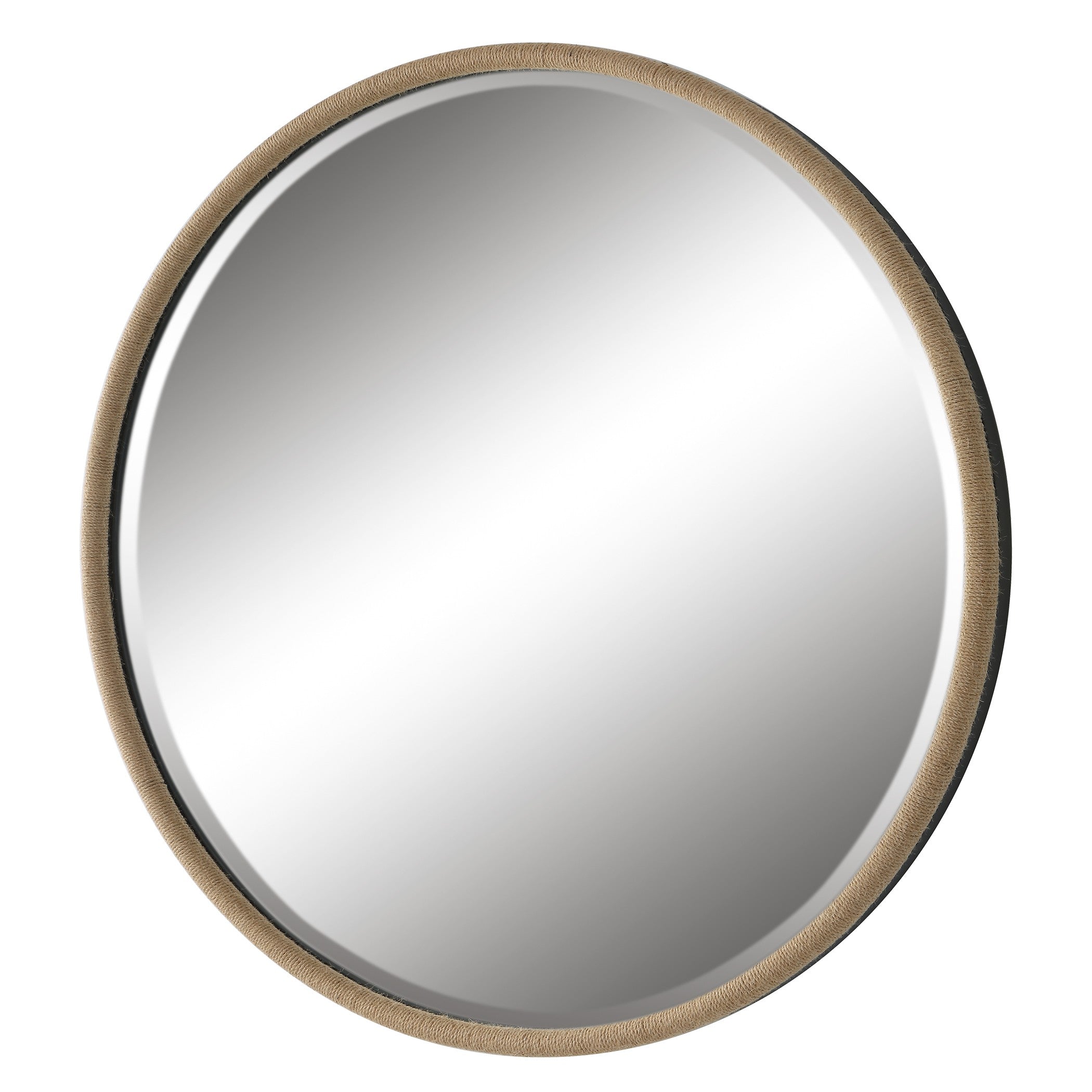 Ranchero Natural Rope Round Mirror by Uttermost