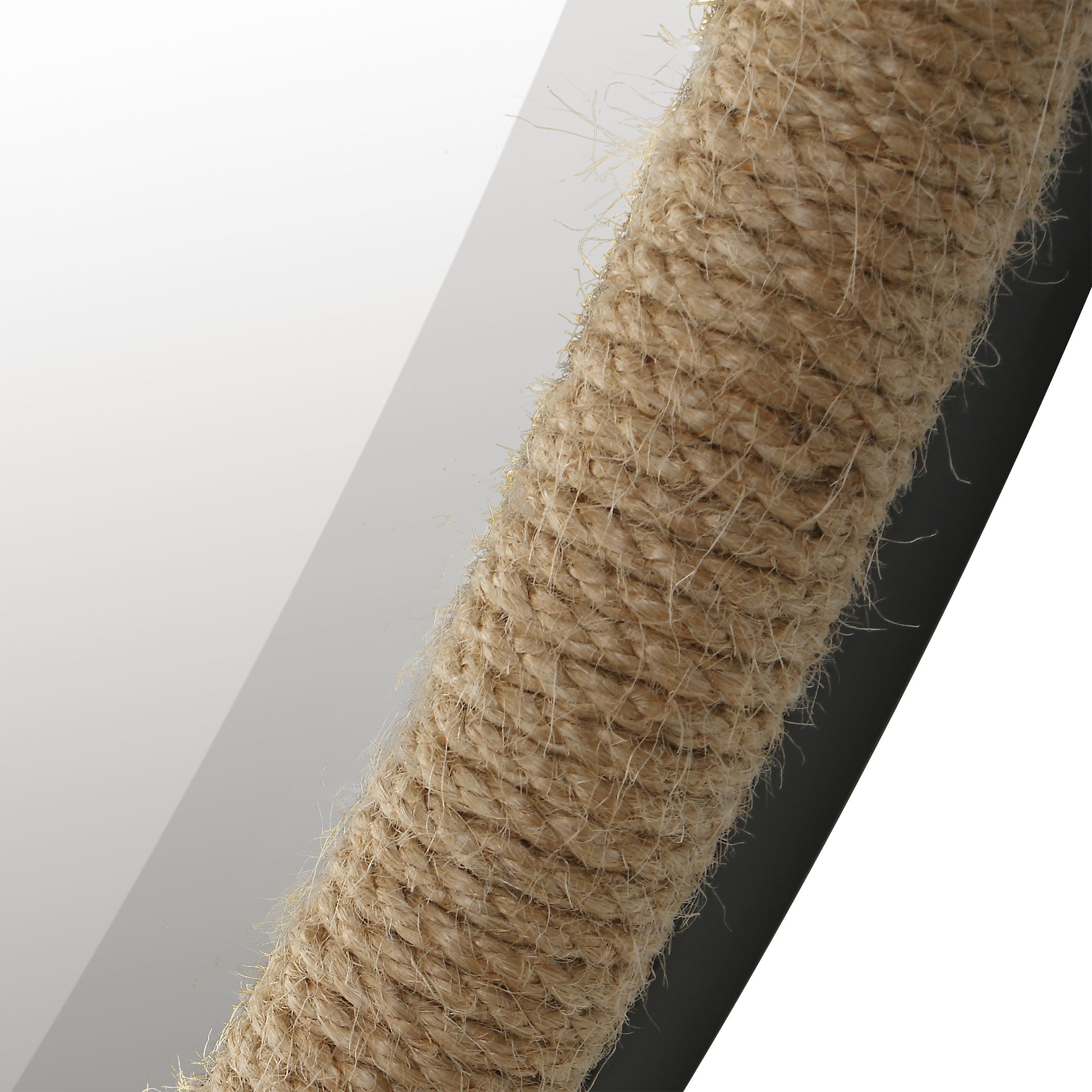 Ranchero Natural Rope Round Mirror by Uttermost