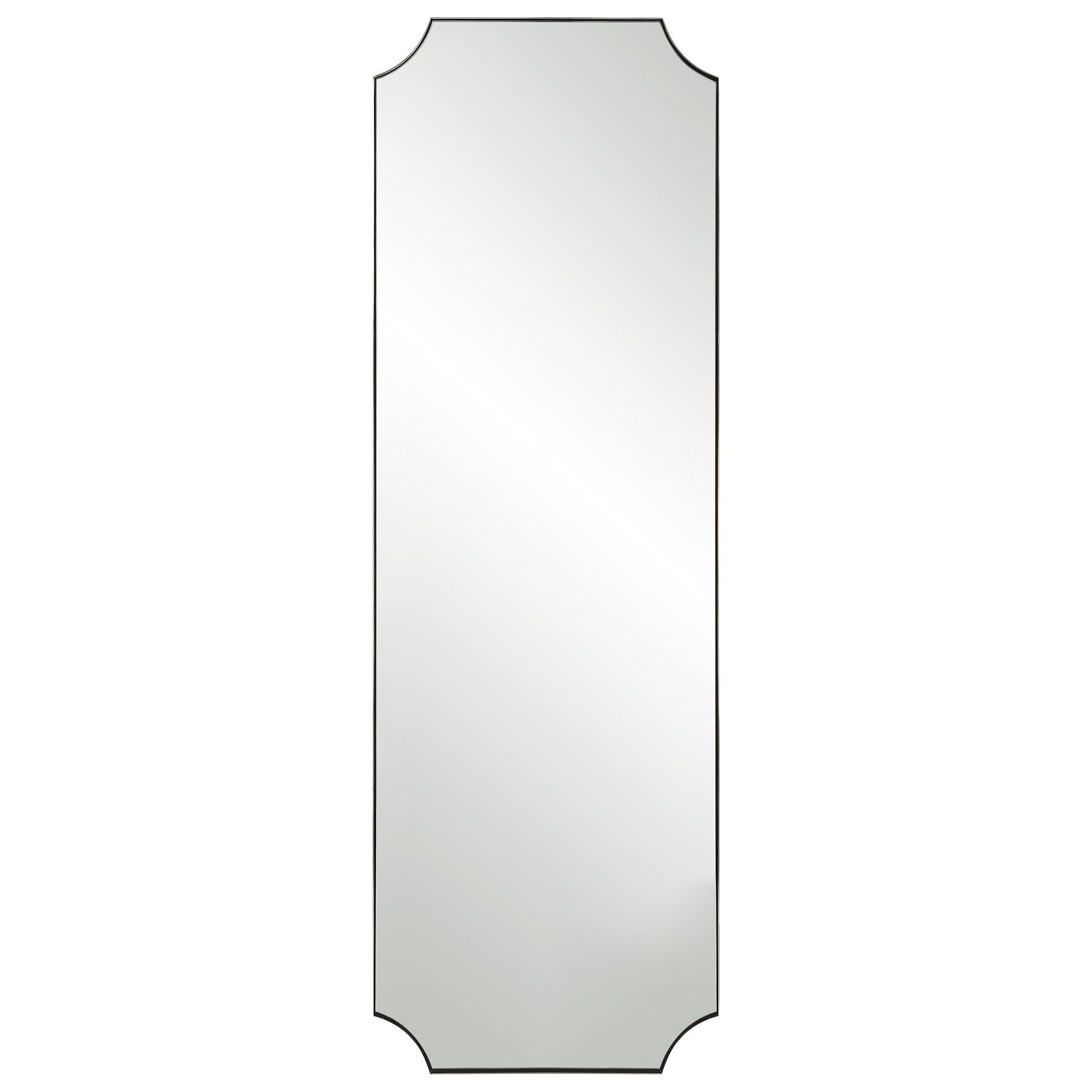 Lennox Nickel Tall Mirror by Uttermost