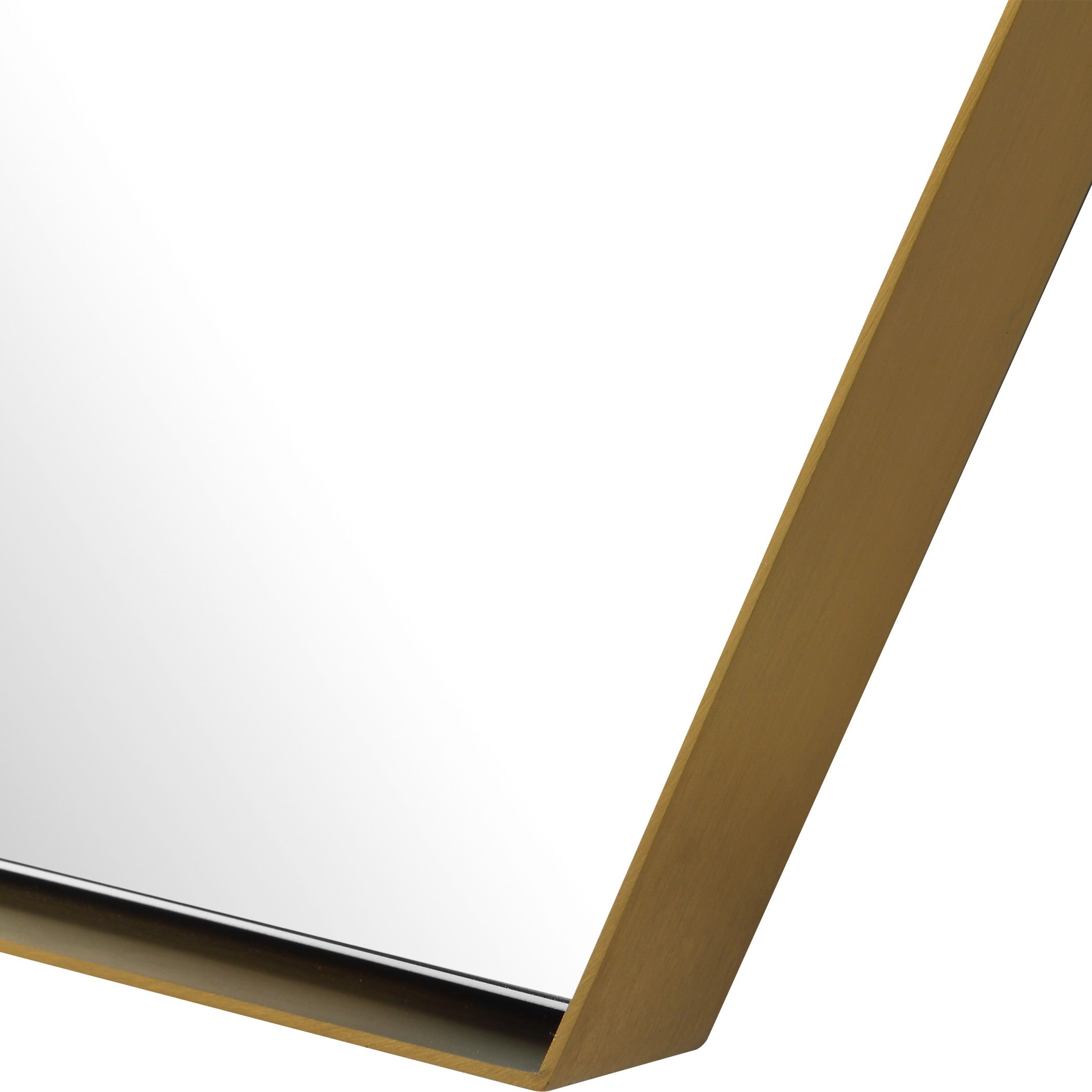 Ankara Brass Hexagon Mirror by Uttermost