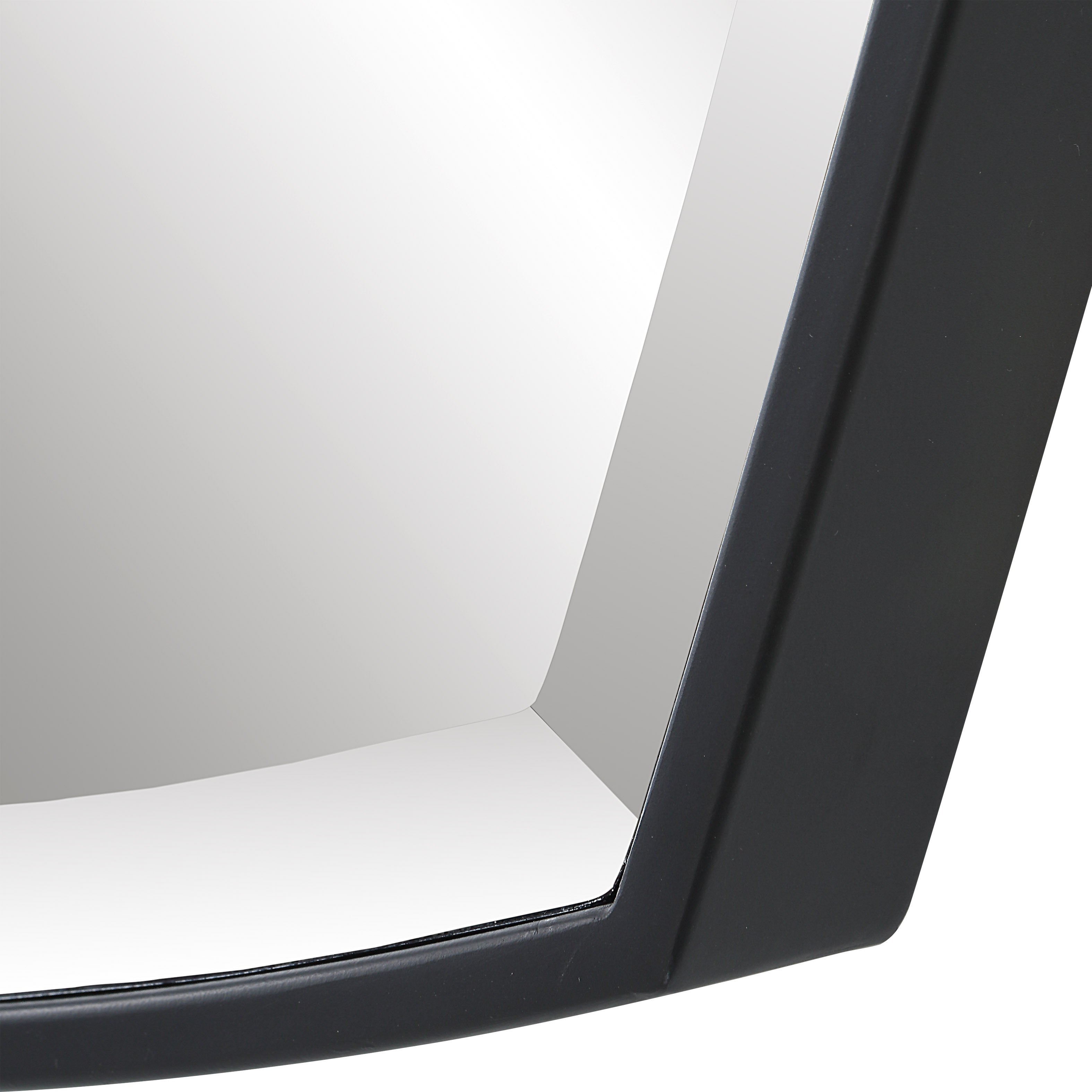 Crest Curved Iron Mirror by Uttermost