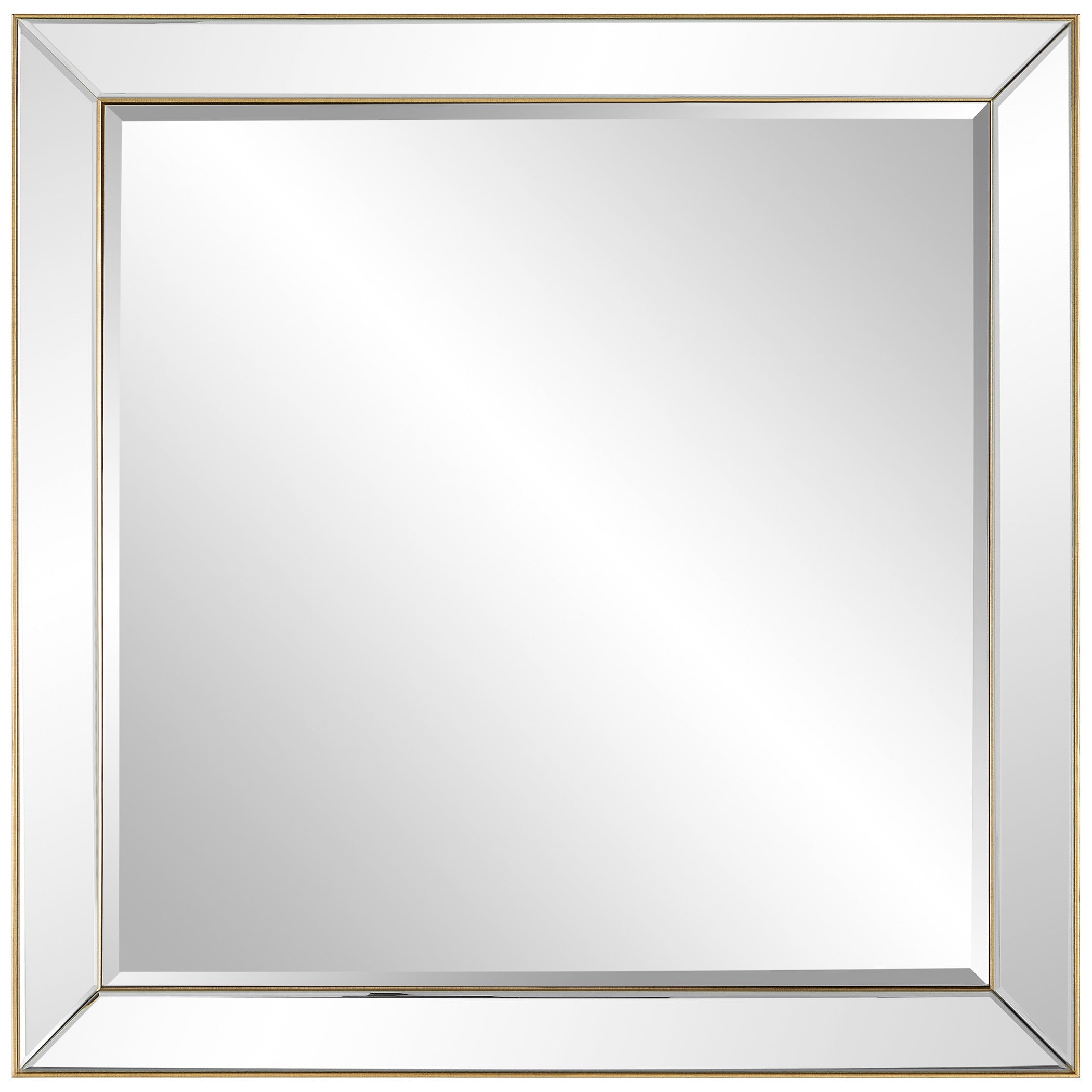 Lytton Gold Square Mirror by Uttermost
