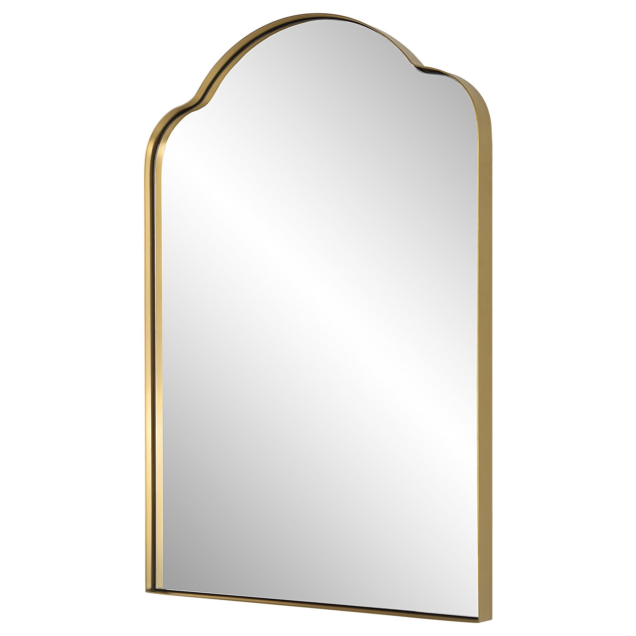 Sidney Arched Mirror in Brass by Uttermost