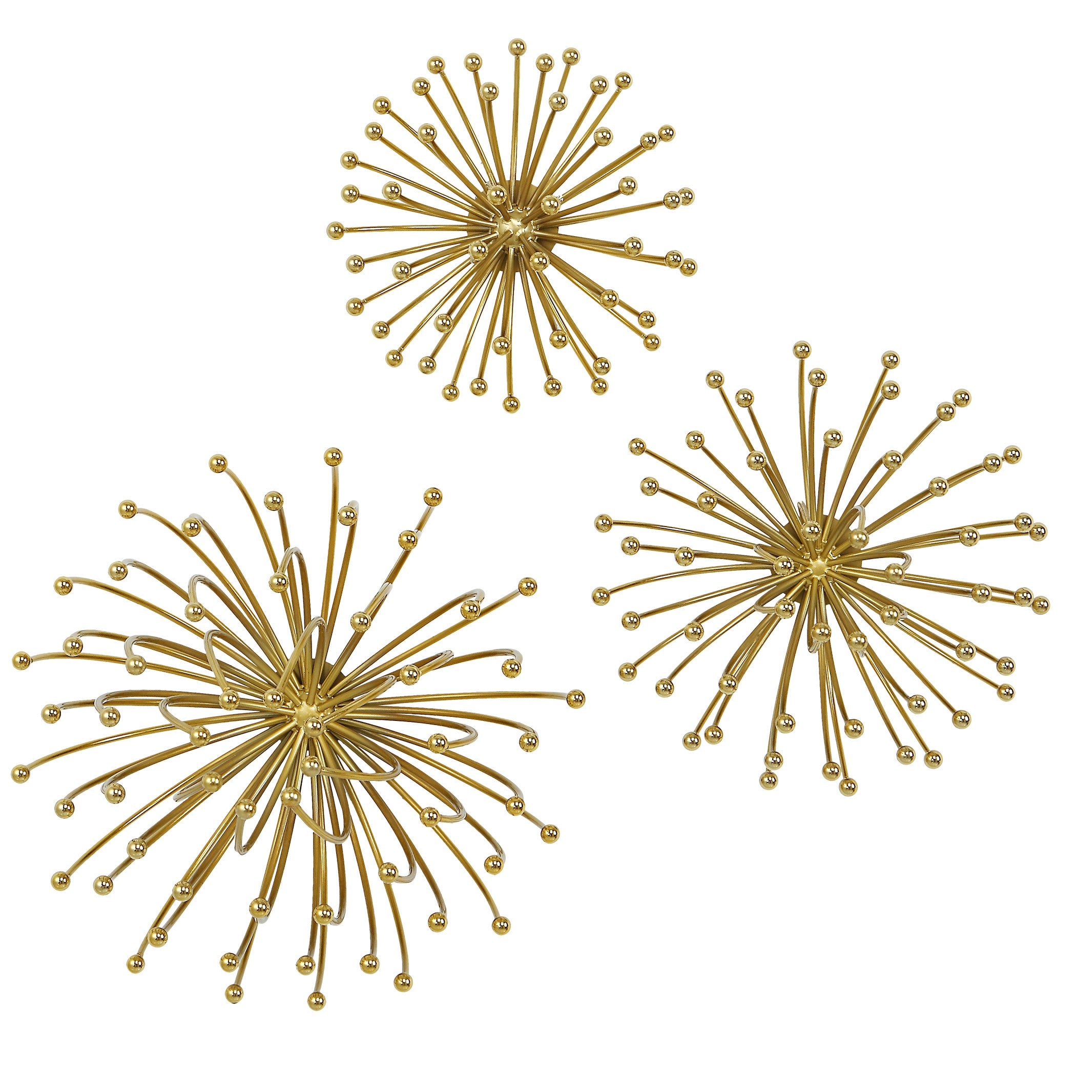 Aga Gold Metal Wall Decor - Set of 3 by Uttermost