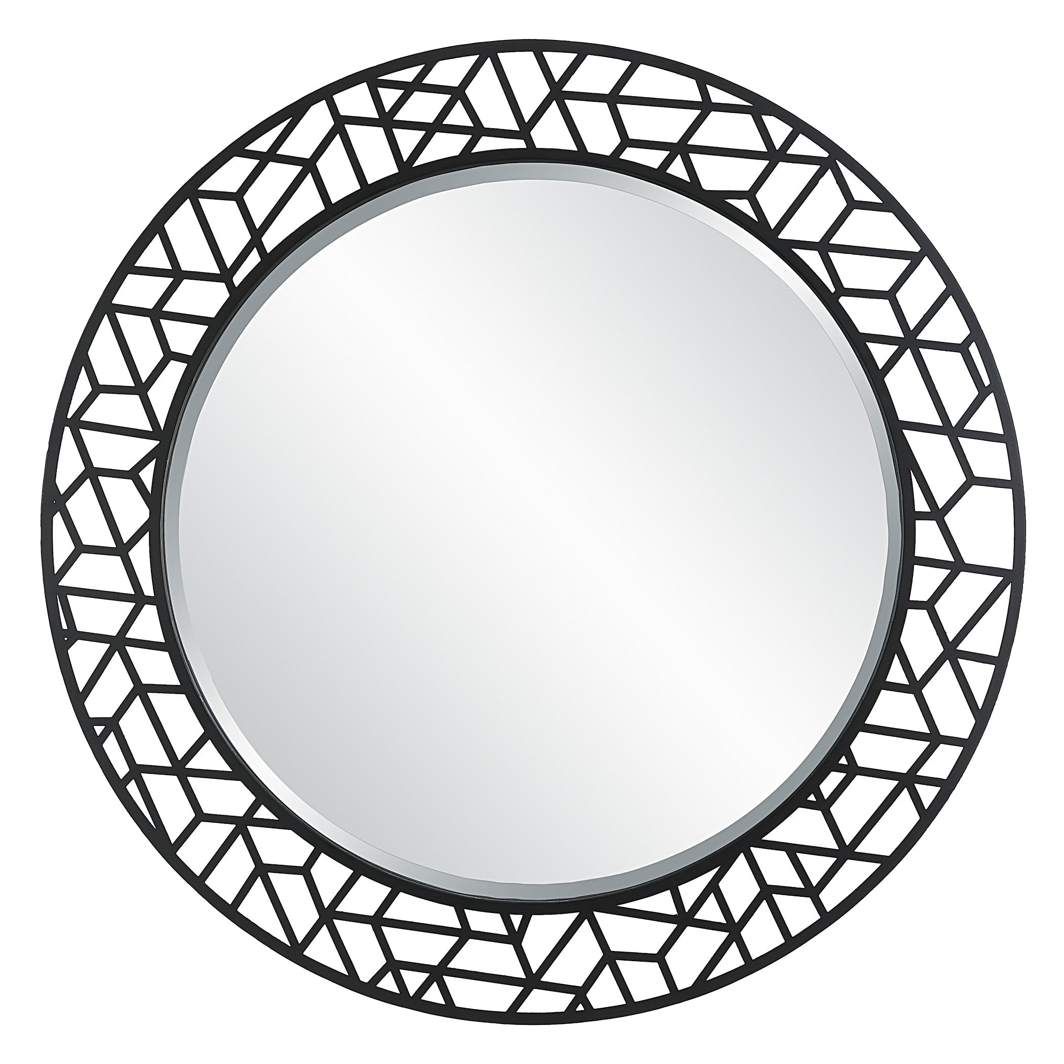 Mosaic Metal Round Mirror by Uttermost