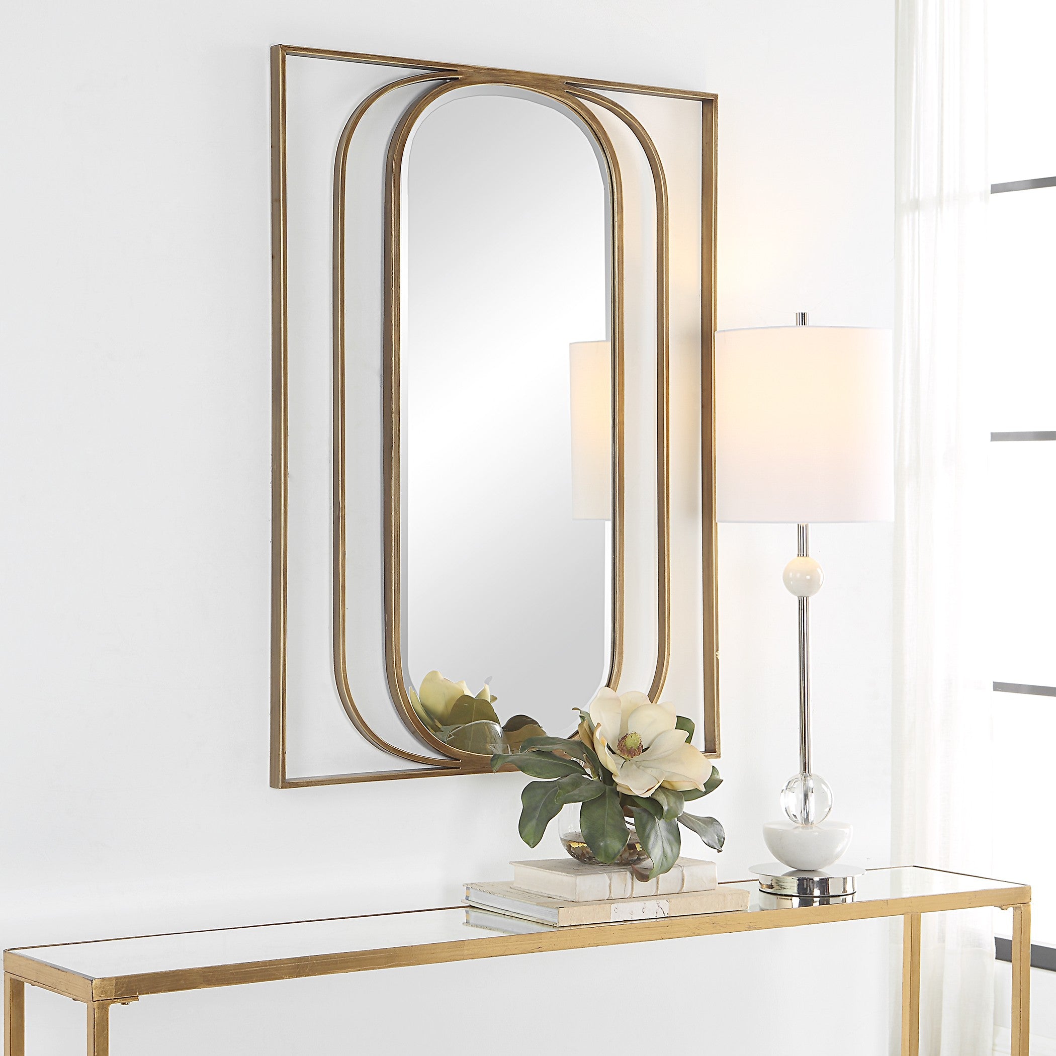 Replicate Contemporary Oval Mirror by Uttermost