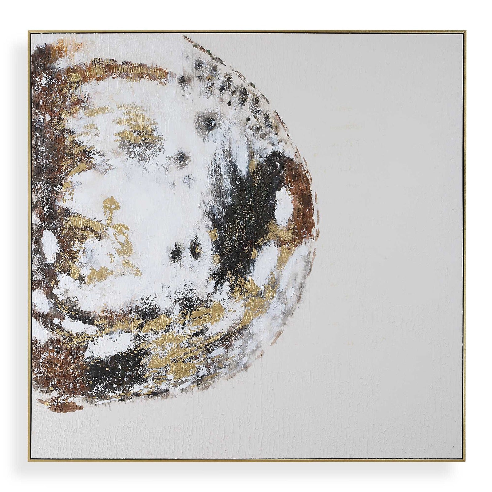 Moon Landing Hand Painted Abstract Art by Uttermost