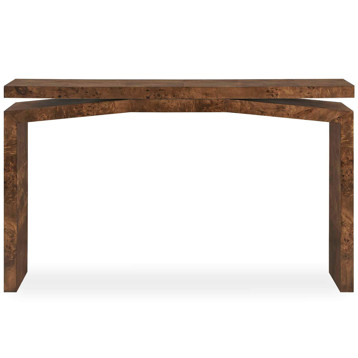 Naoko Burl Wood Console Table Uttermost