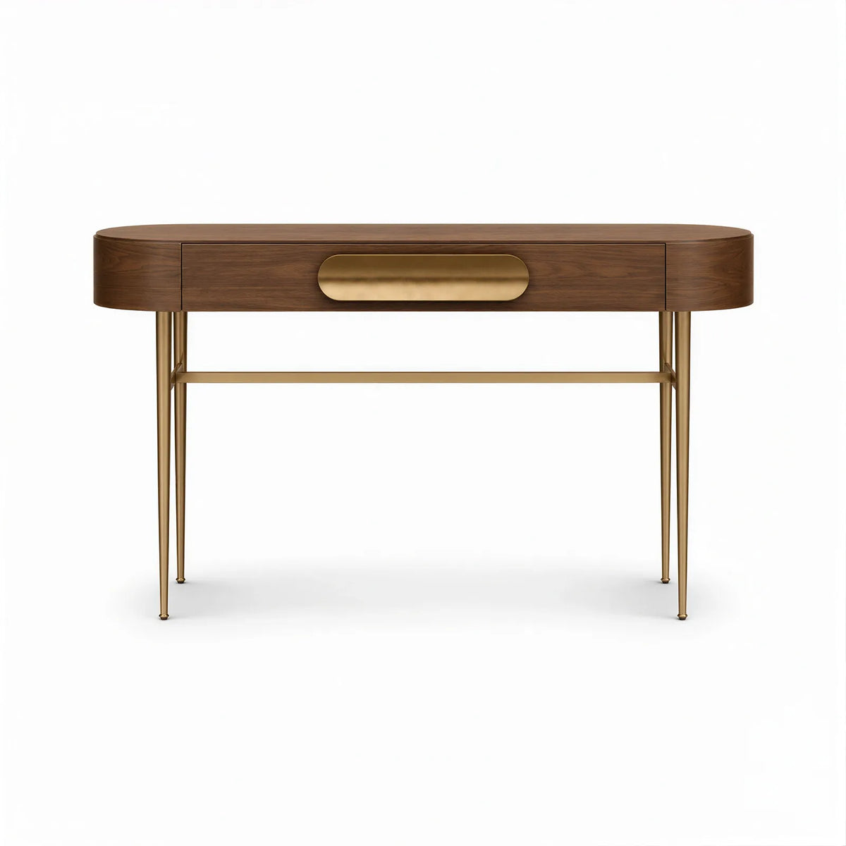 Napa Textured Carmel Oak Wood Console Table Berkeley Designs