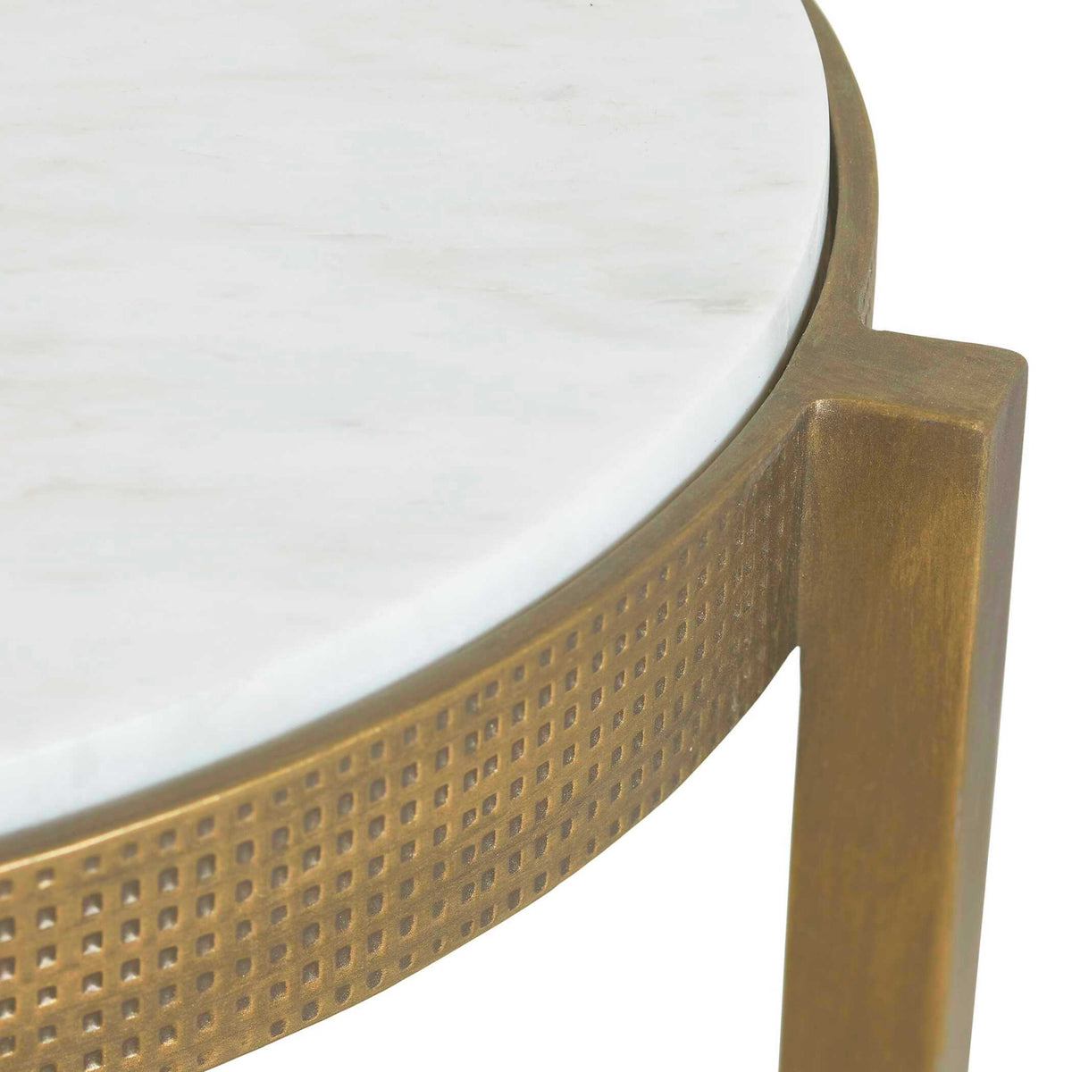 Ocilla Antique Brass Accent Table Uttermost