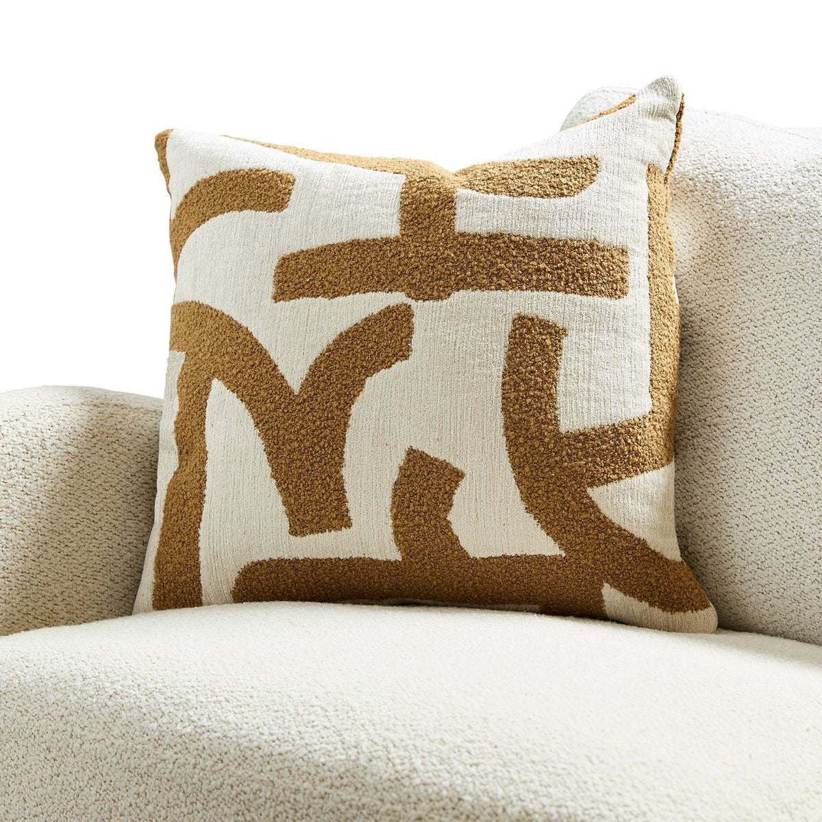 The Flip Side Cushion in Toffee by Uttermost