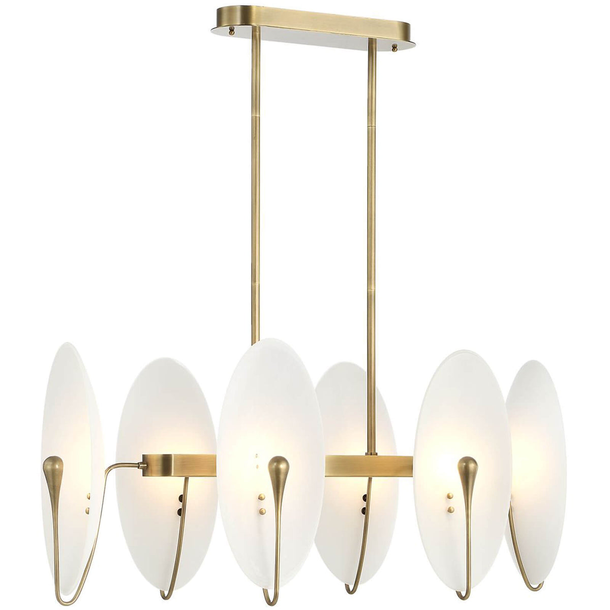 Opal Wand 6 Light LED Pendant Uttermost