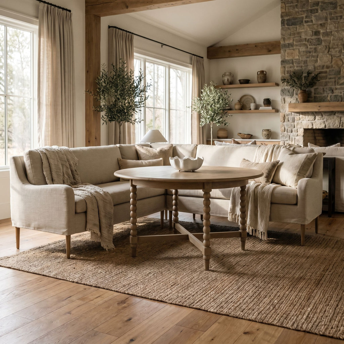 Pensham Upholstered Bench - Small Group Keiichi