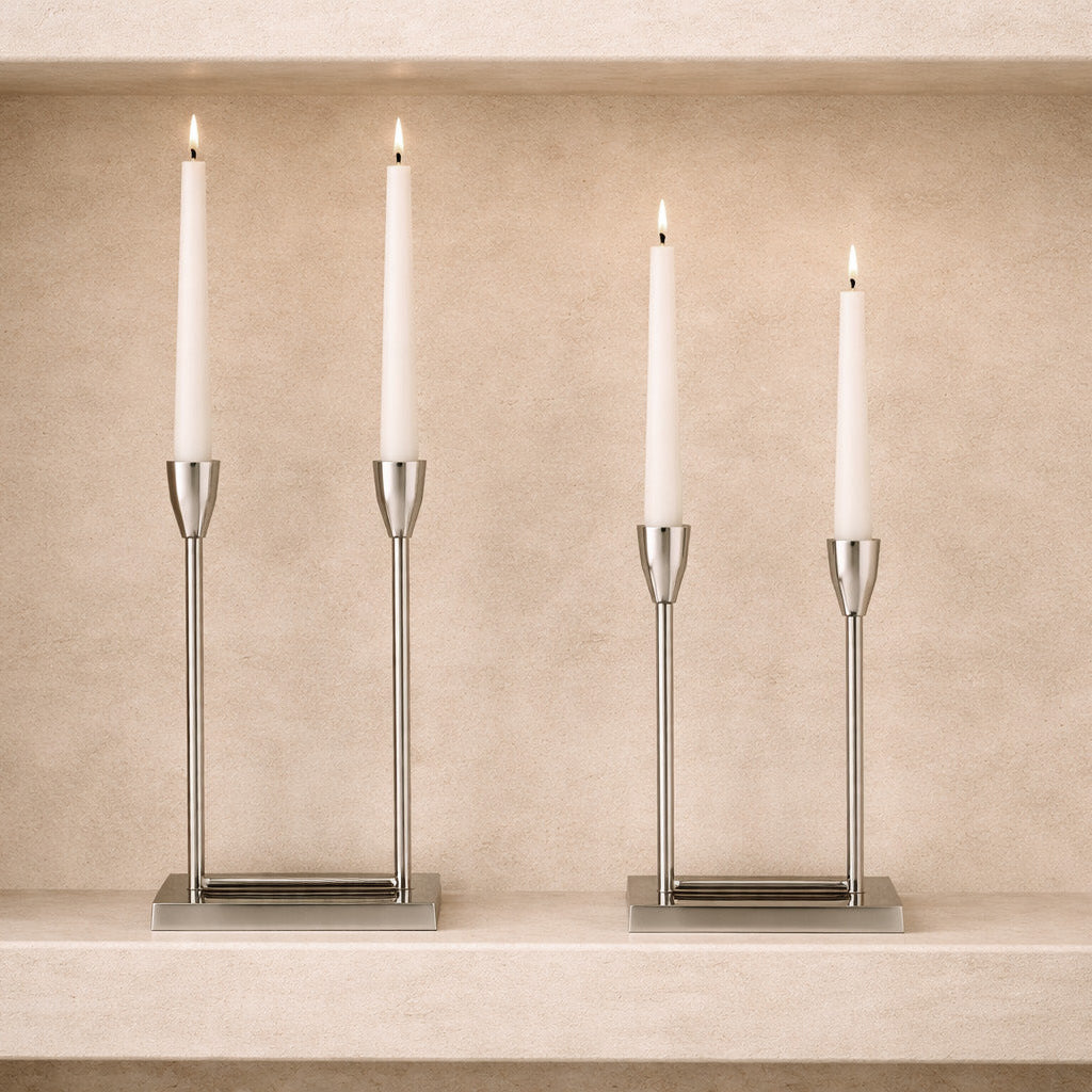 Pico Candle Holder - Nickel (A Set Of 2) Liang & Eimil