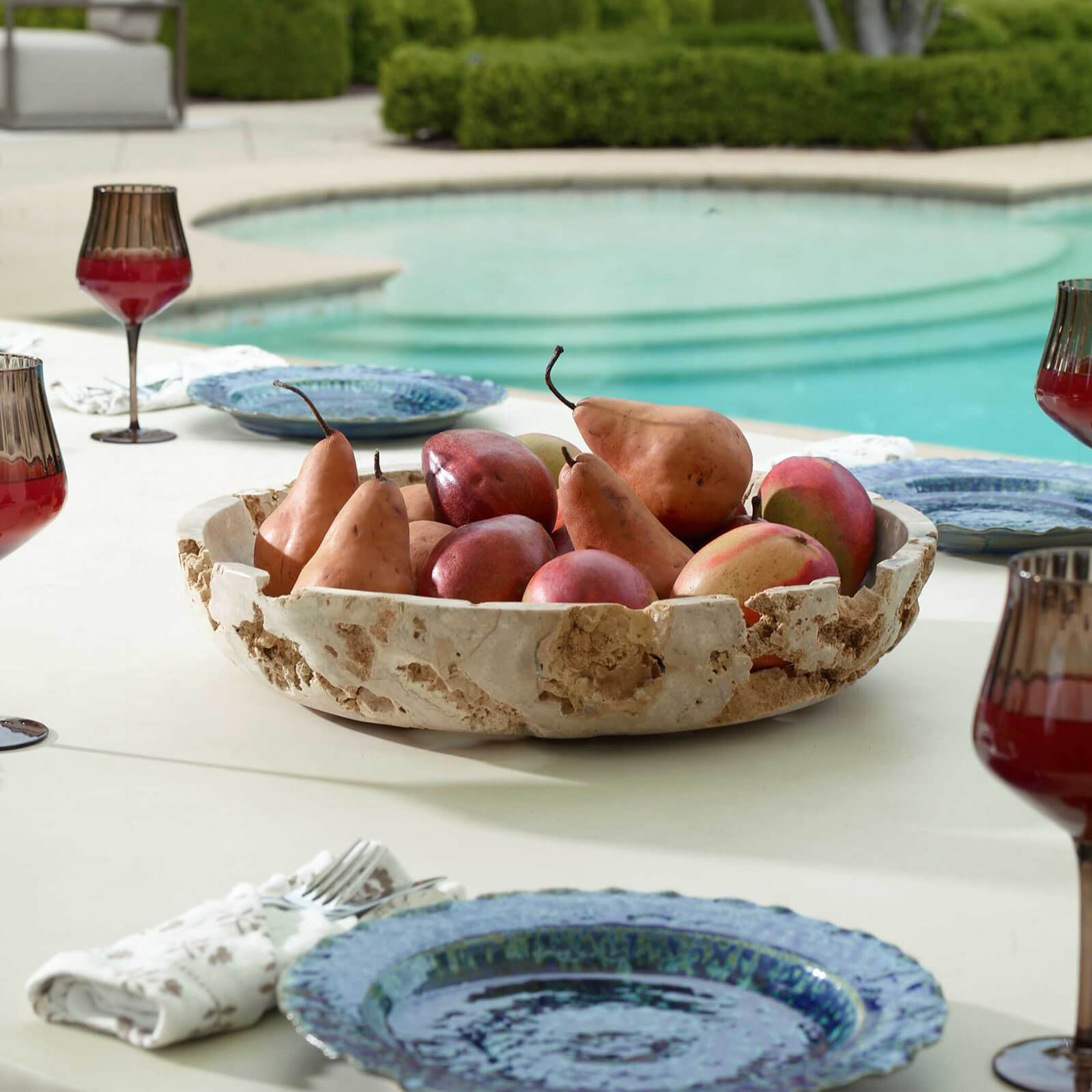 Quarried Stone Indoor-Outdoor Bowl by Uttermost